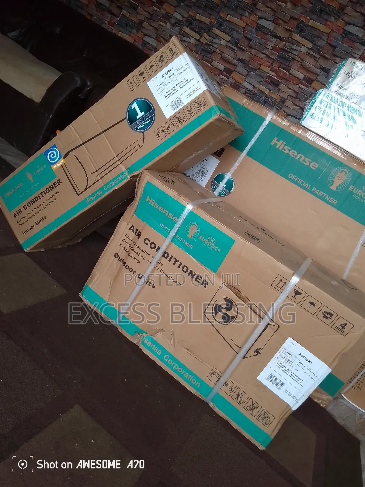 Brand New Hisense 1.5 Horse Power Inverter Ac-as12dk1