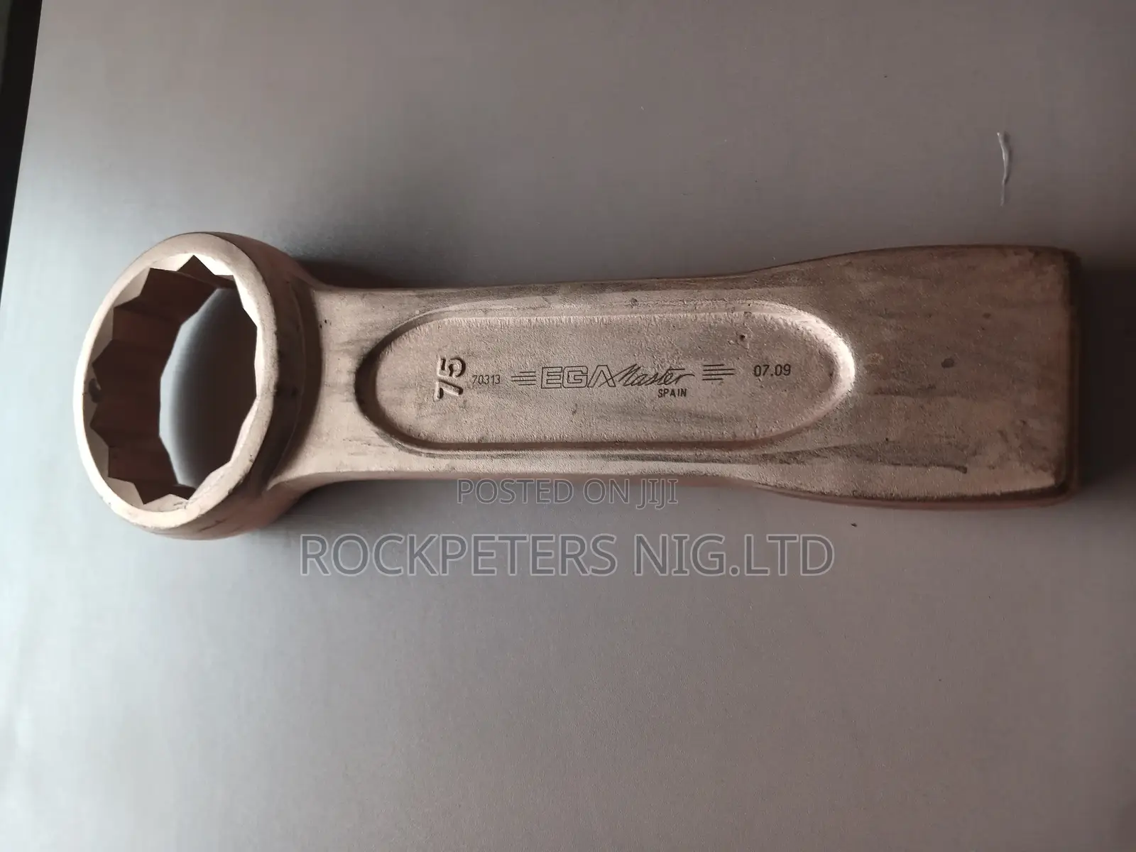 Egamaster 70313 Slogging Ring Wrench 75mm Non Sparking Cu-Be