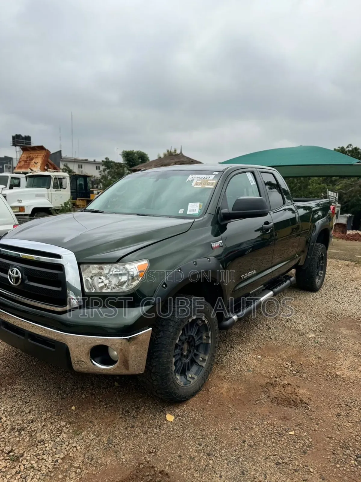 Toyota Tundra Double Cab 4x4 Limited 2010 Green
