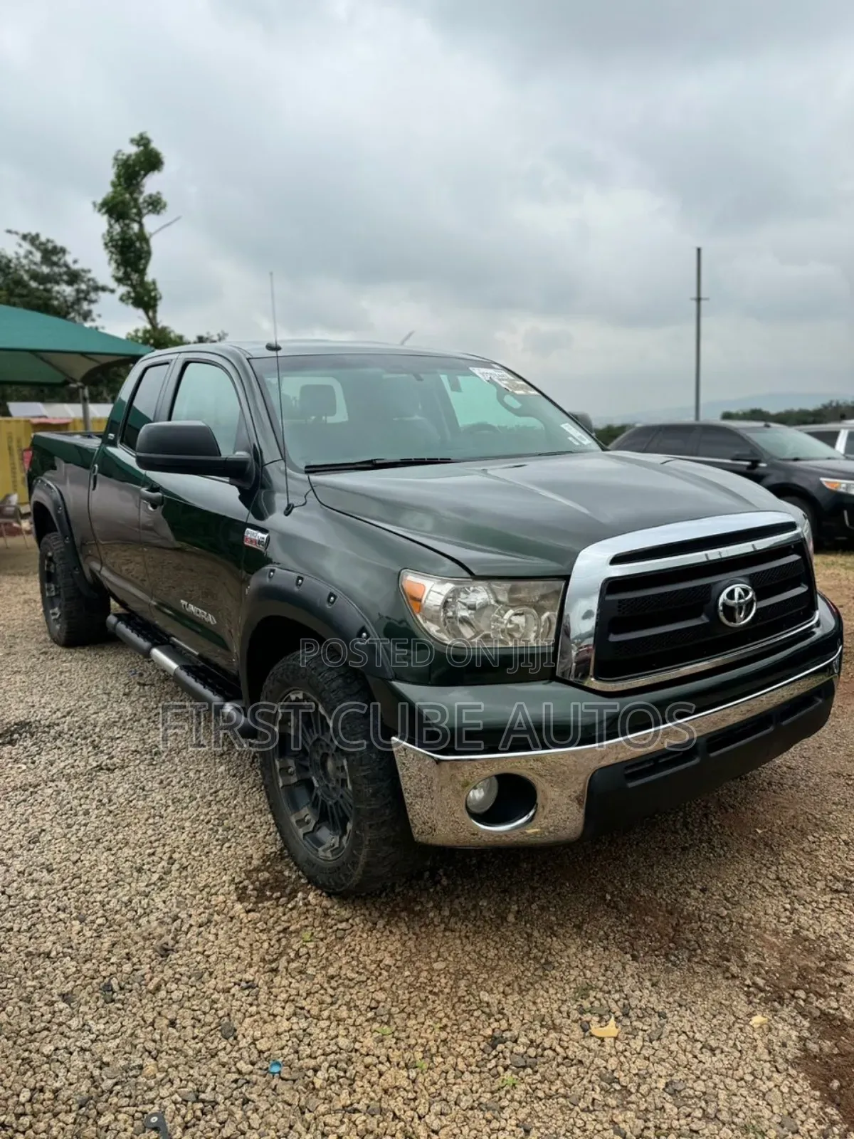 Toyota Tundra Double Cab 4x4 Limited 2010 Green