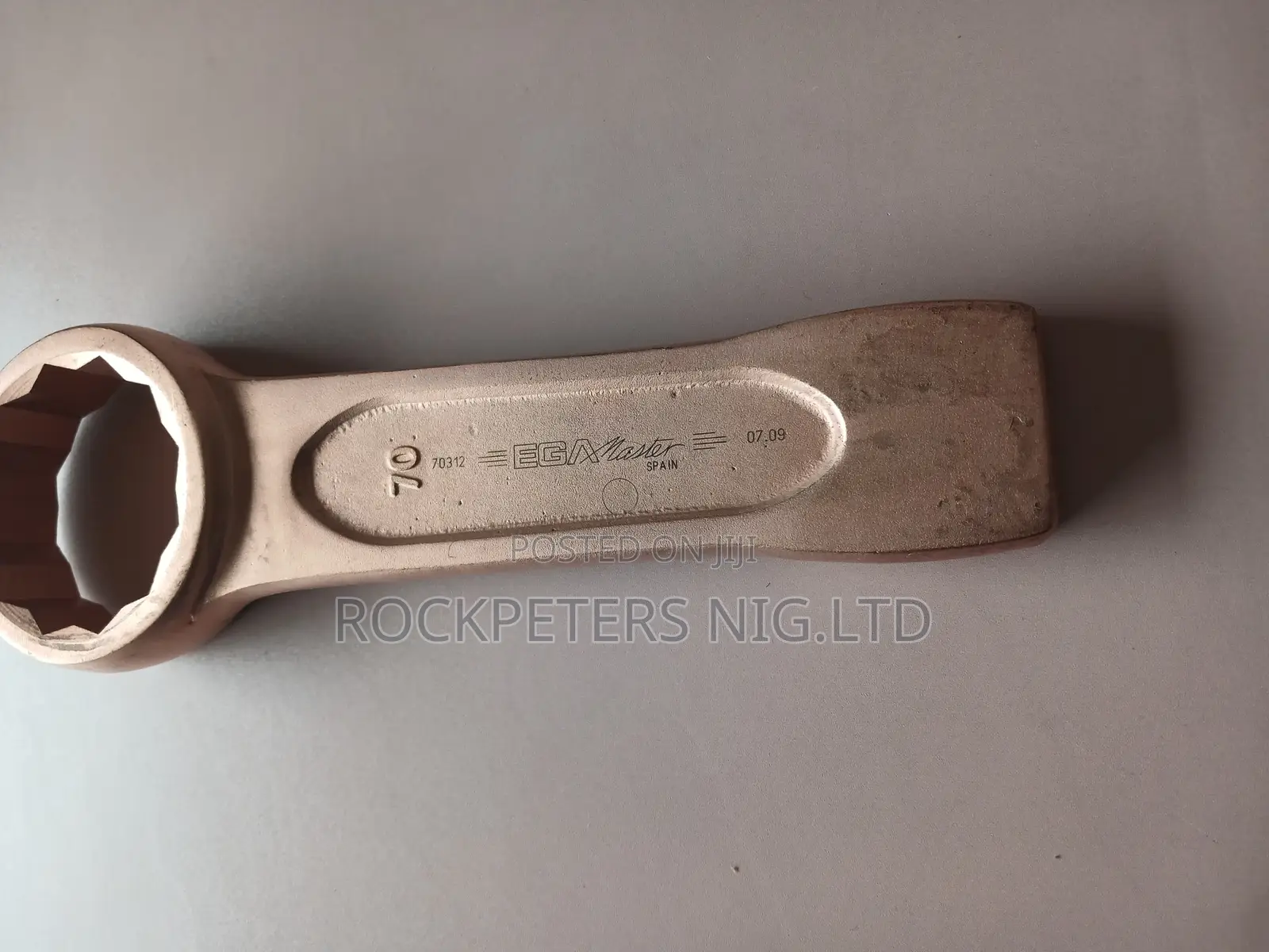 Egamaster 70312 Slogging Ring Wrench 70mm Non Sparking Cu-B