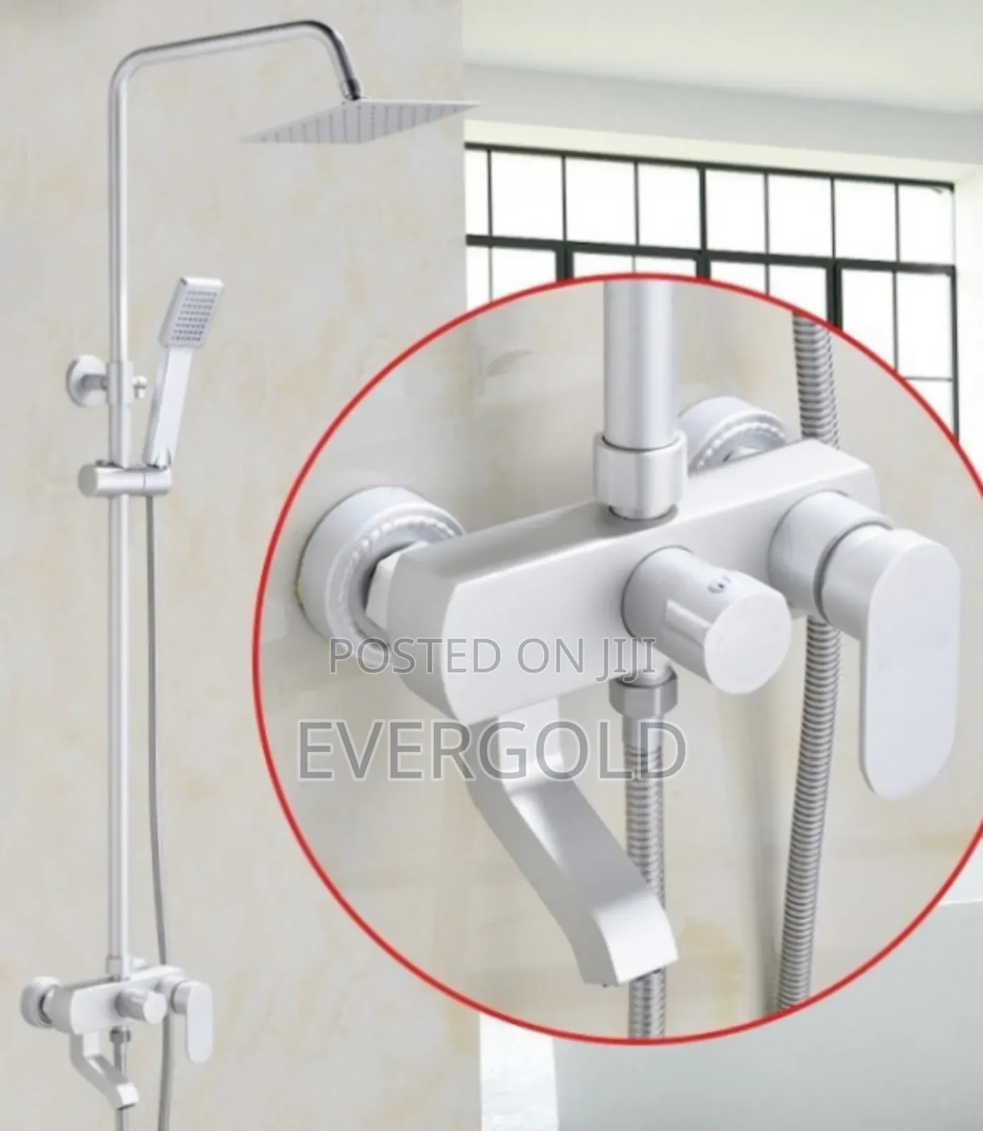 Hot and Cold Shower Mixer Tap Available With Accessories
