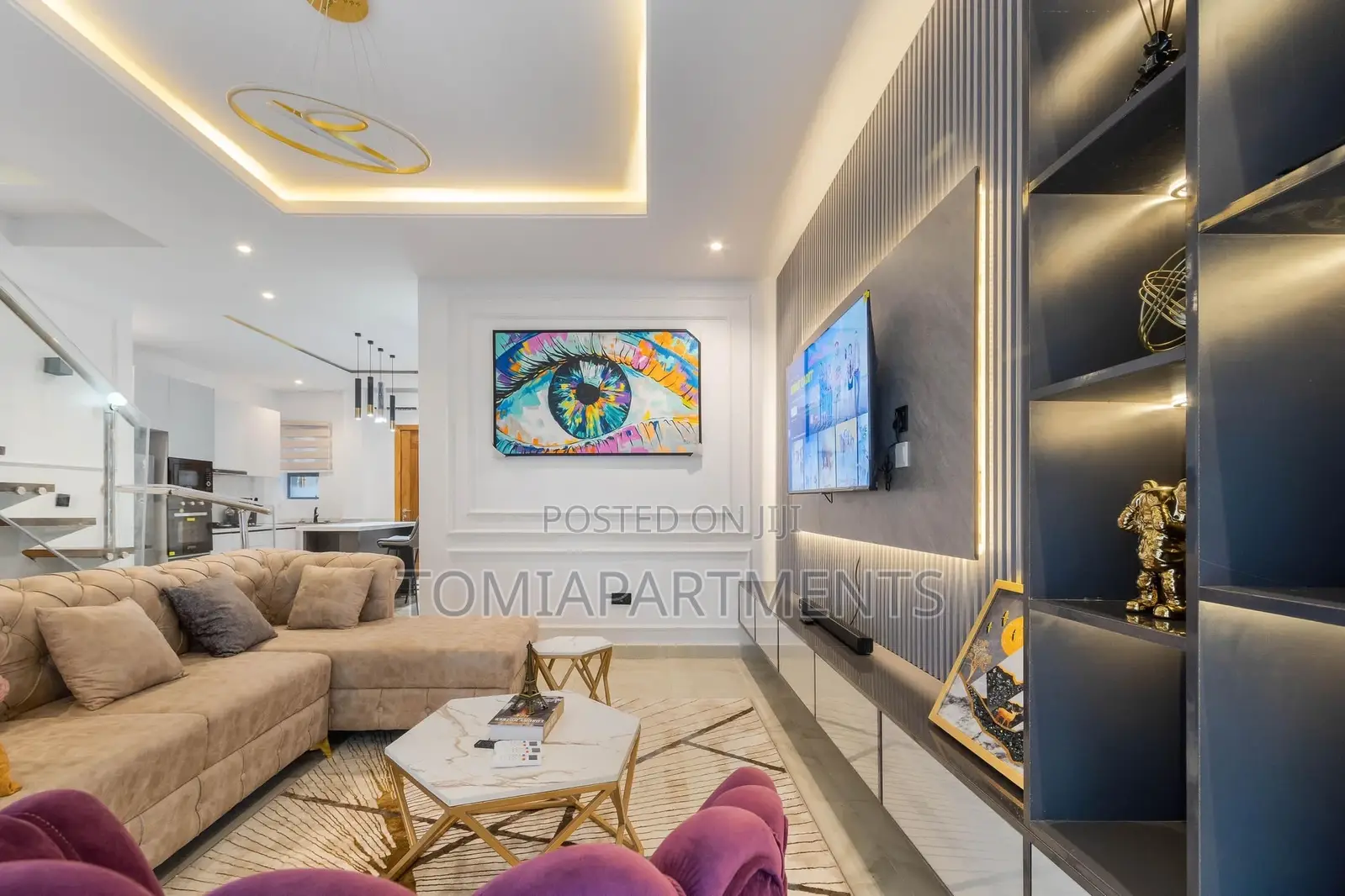 Beautifully Furnished Two (2) Bedroom Maisonette in Lekki