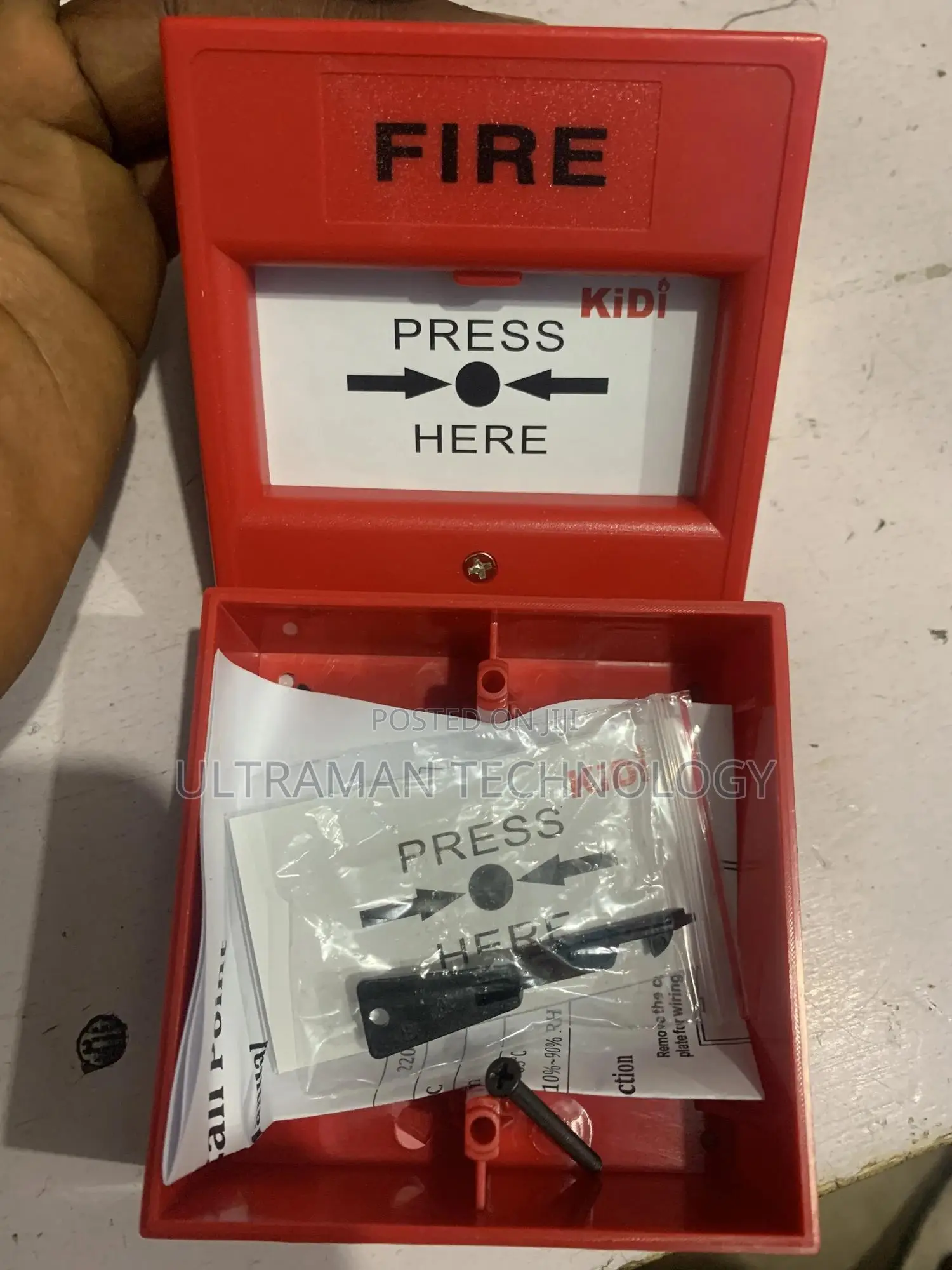 Conventional Fire Alarm Breakglass (Chloride Uk) MCP