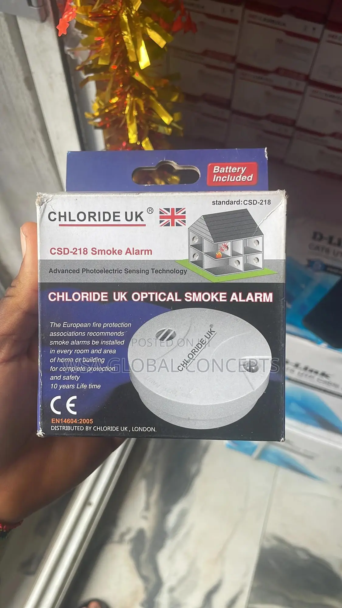 Chloride UK Optical Smoke Alarm