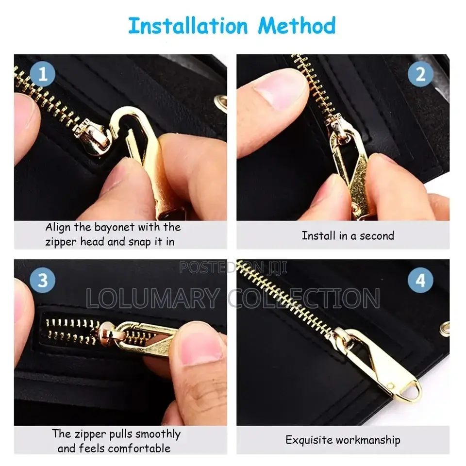 5pcs Detachable Zipper Head