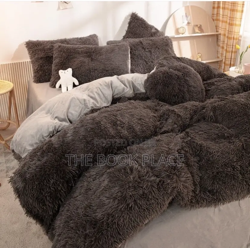 Fur Duvet Full Bedding Set