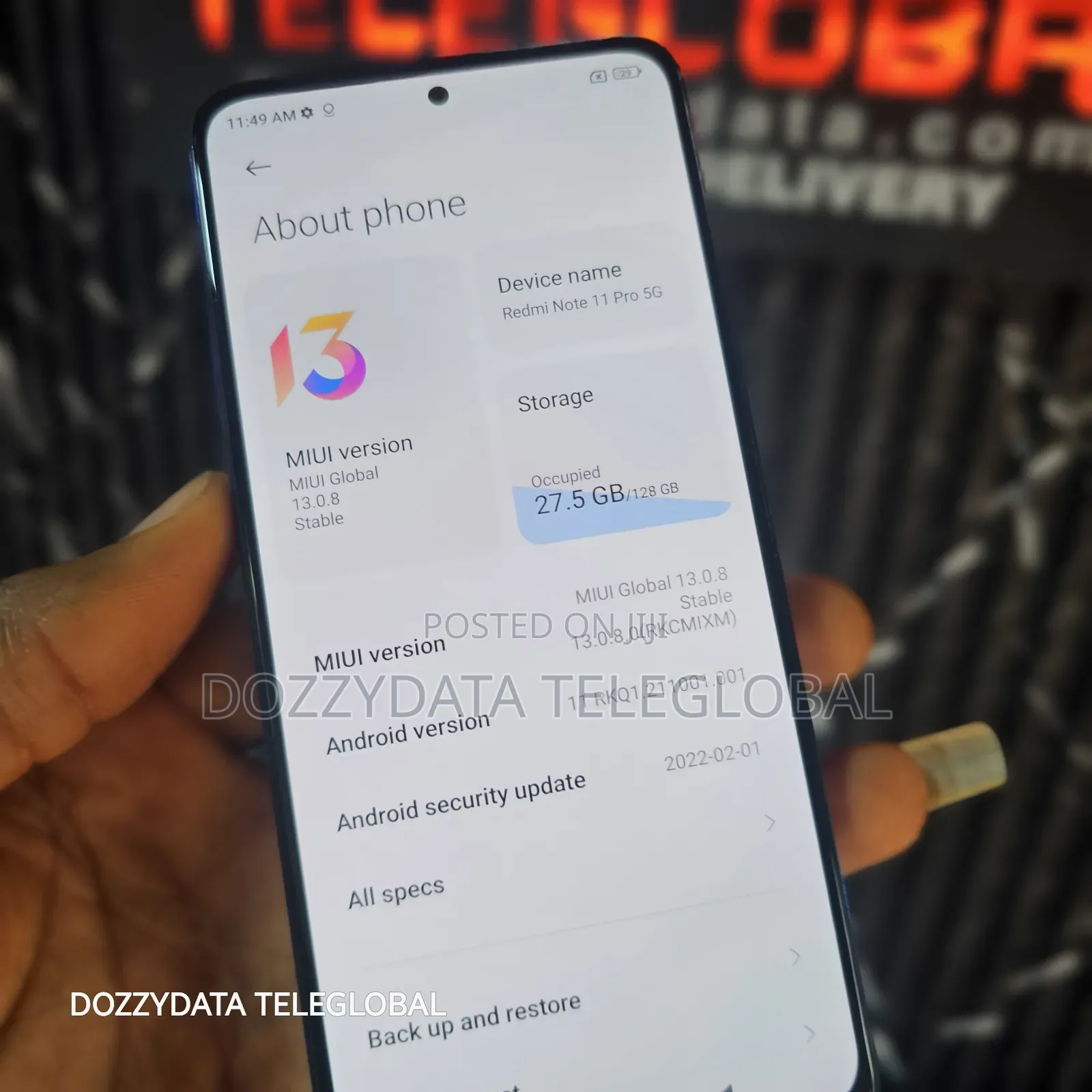 Xiaomi Redmi Note 11 Pro 5G 128 GB
