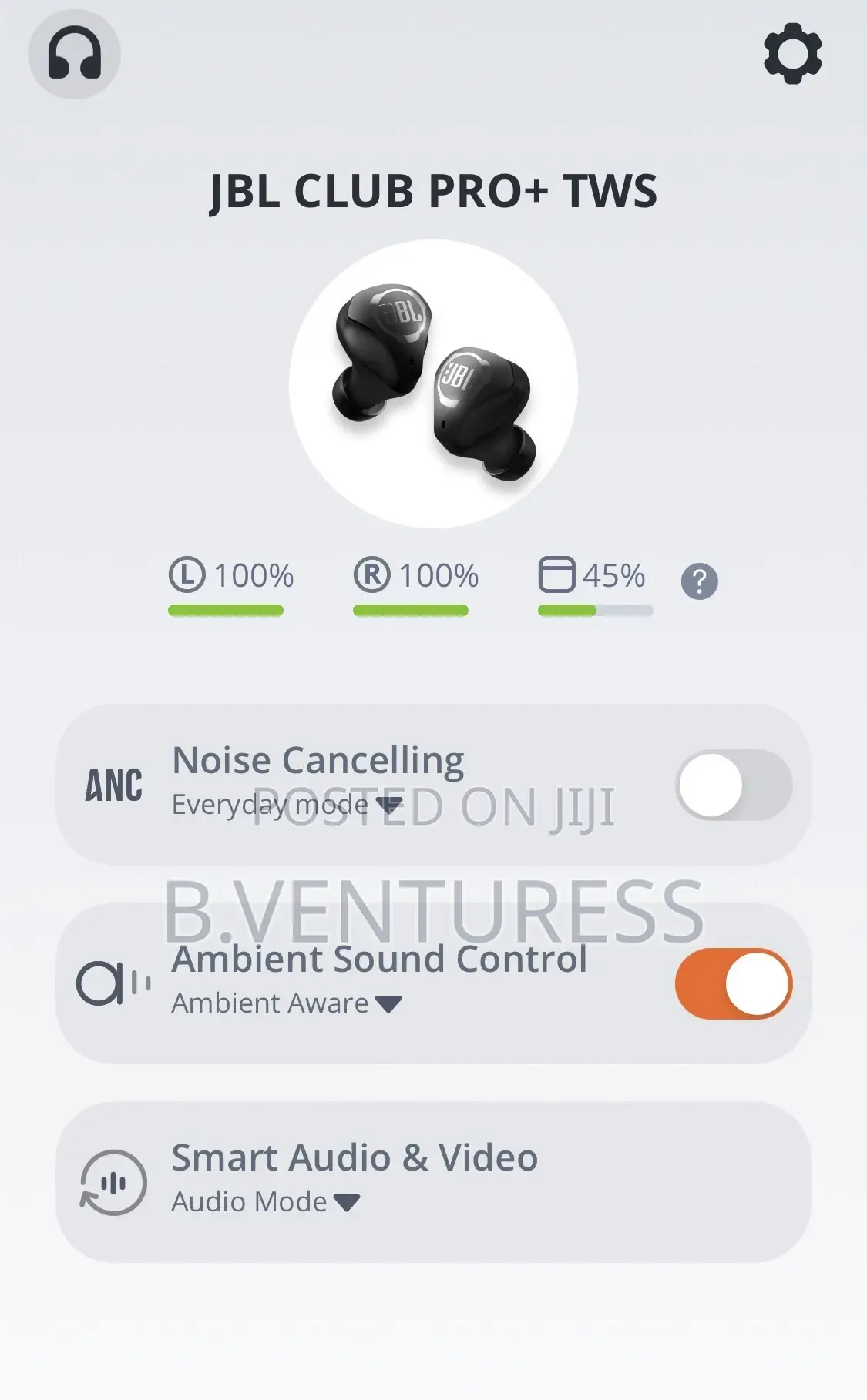 JBL Club Pro Plus Ear Bud