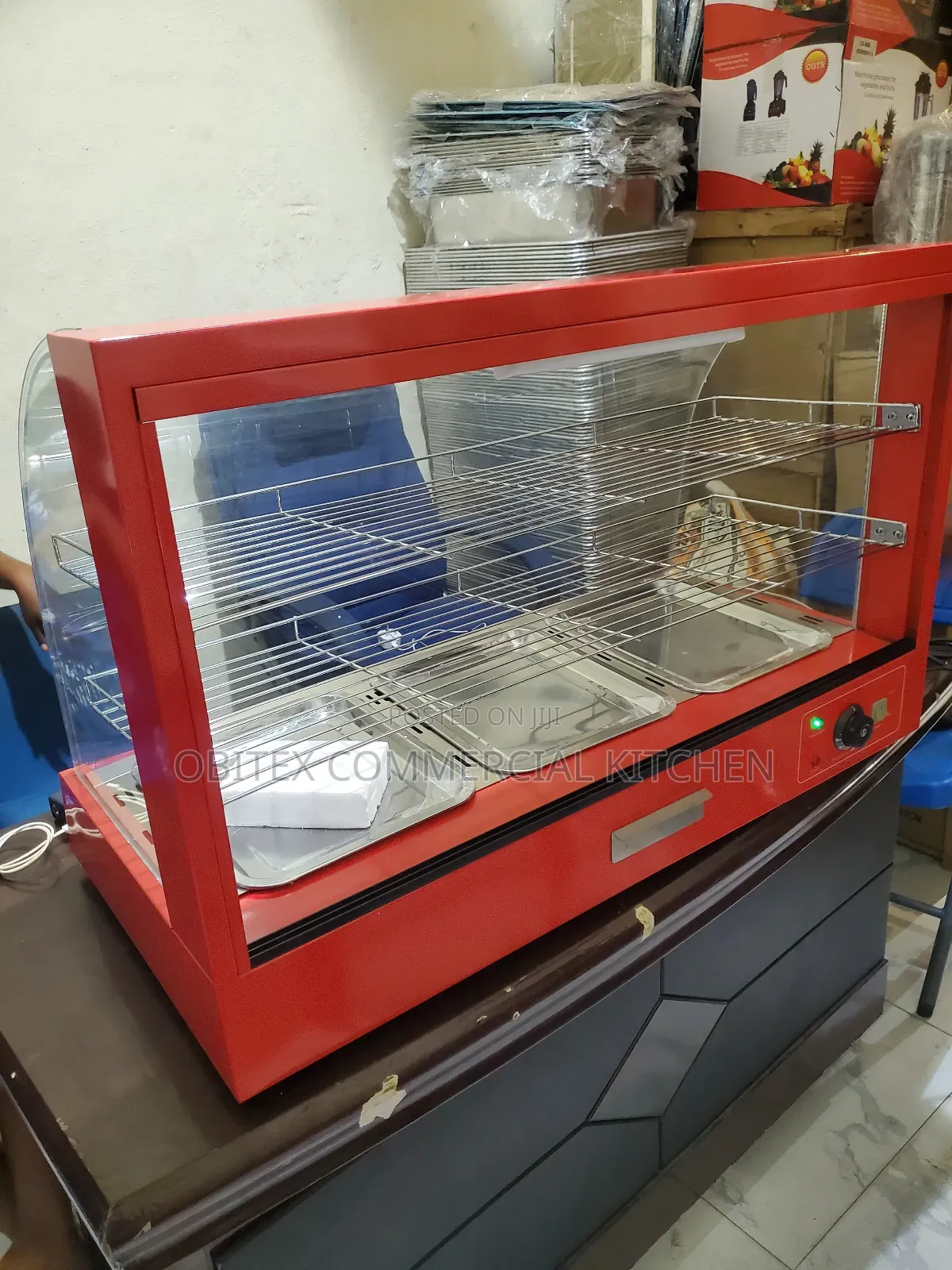 Industrial Electric 3plates Snacks Display Warmer Machine