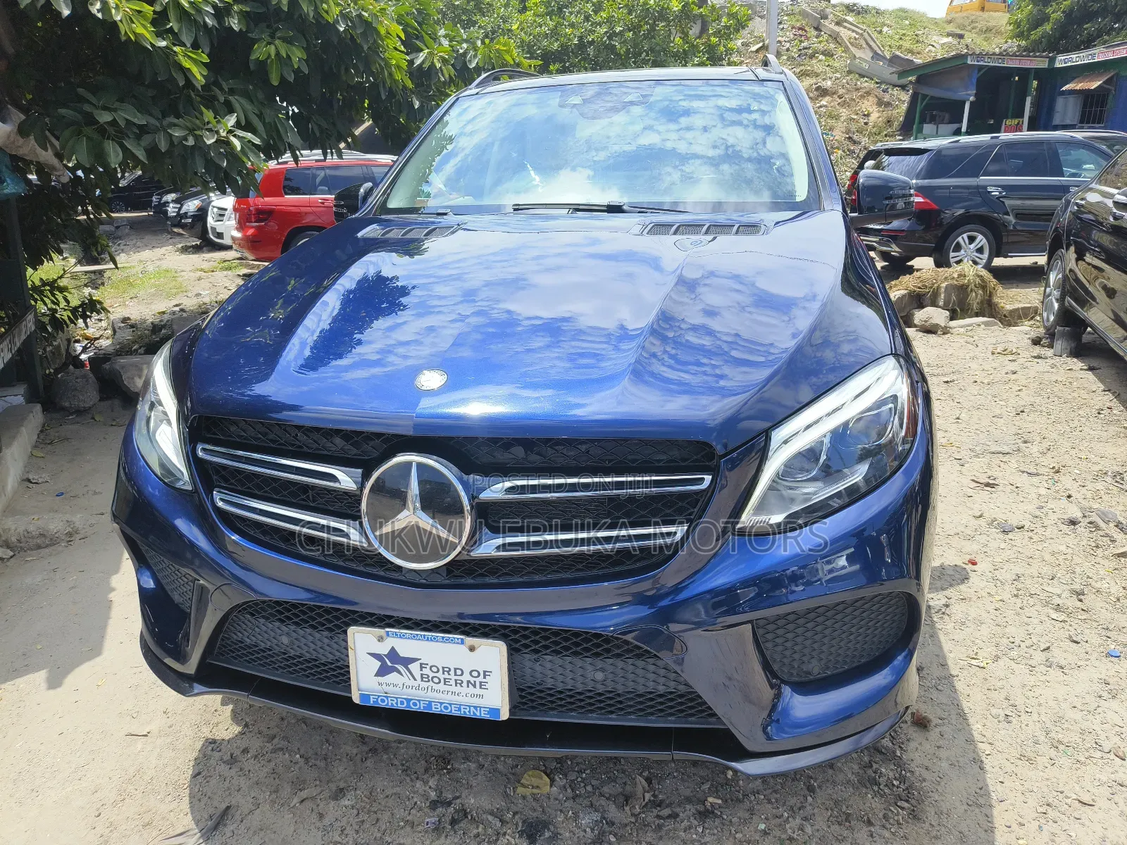 Mercedes-Benz GLE-Class GLE 350d 4MATIC 2017 Blue
