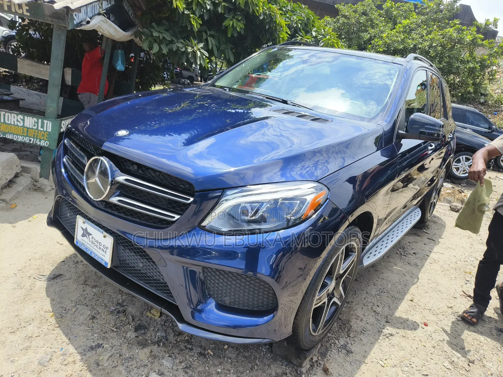 Mercedes-Benz GLE-Class GLE 350d 4MATIC 2017 Blue