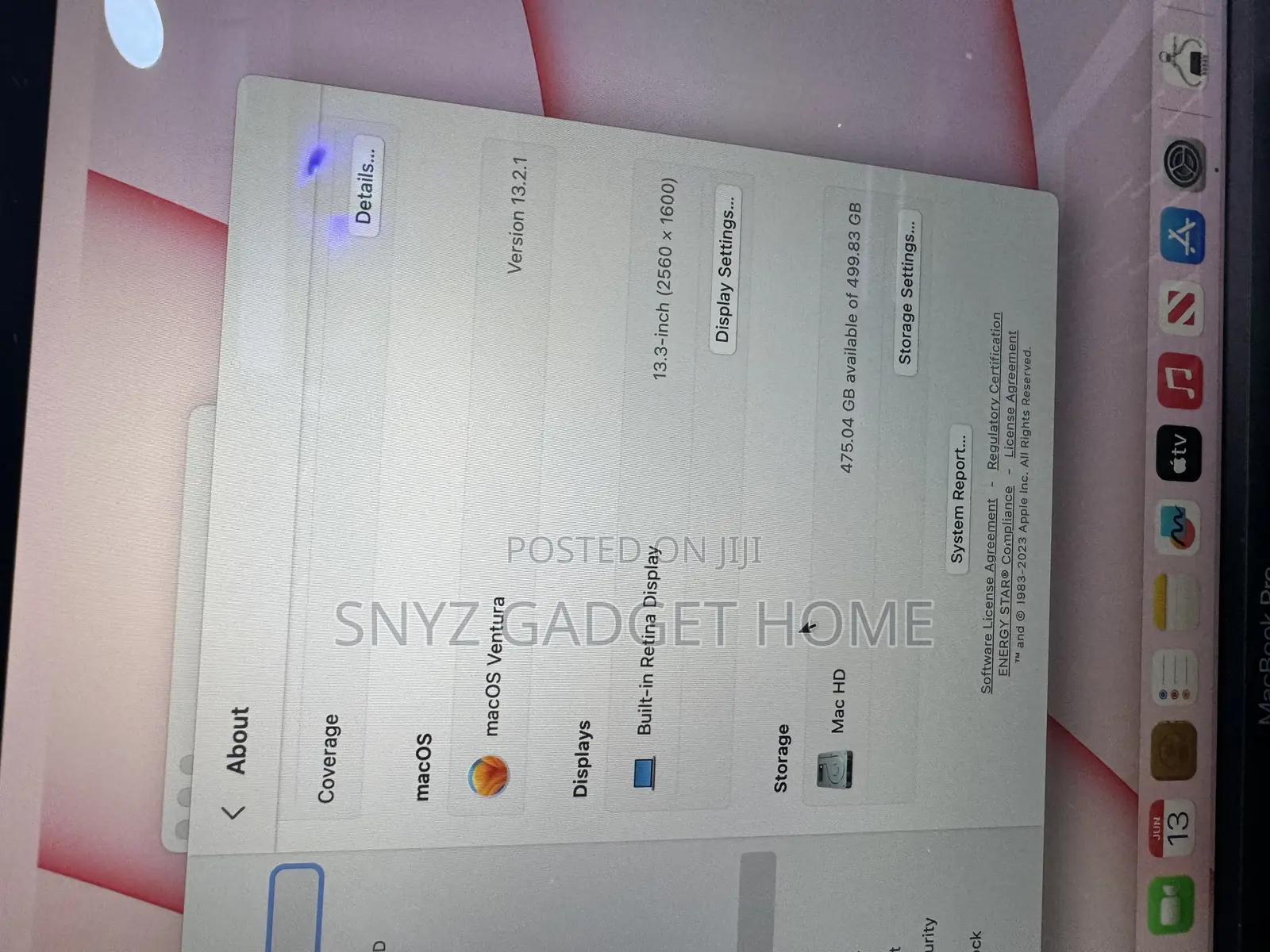 Laptop Apple MacBook Pro 2018 16GB Intel Core I5 SSD 512GB