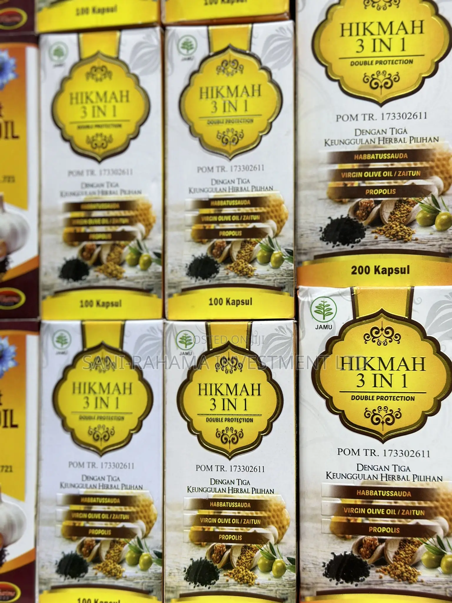 Hikmah 3 in 1 ( Habbat’S 3 in 1 Minyak Habatussauda, Zaitun.