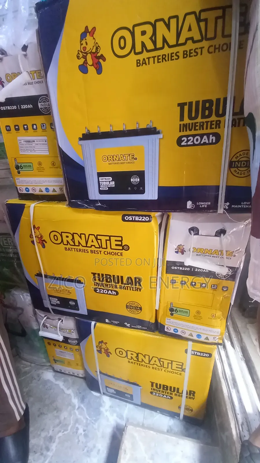 Tubular Battery 220A Ornate