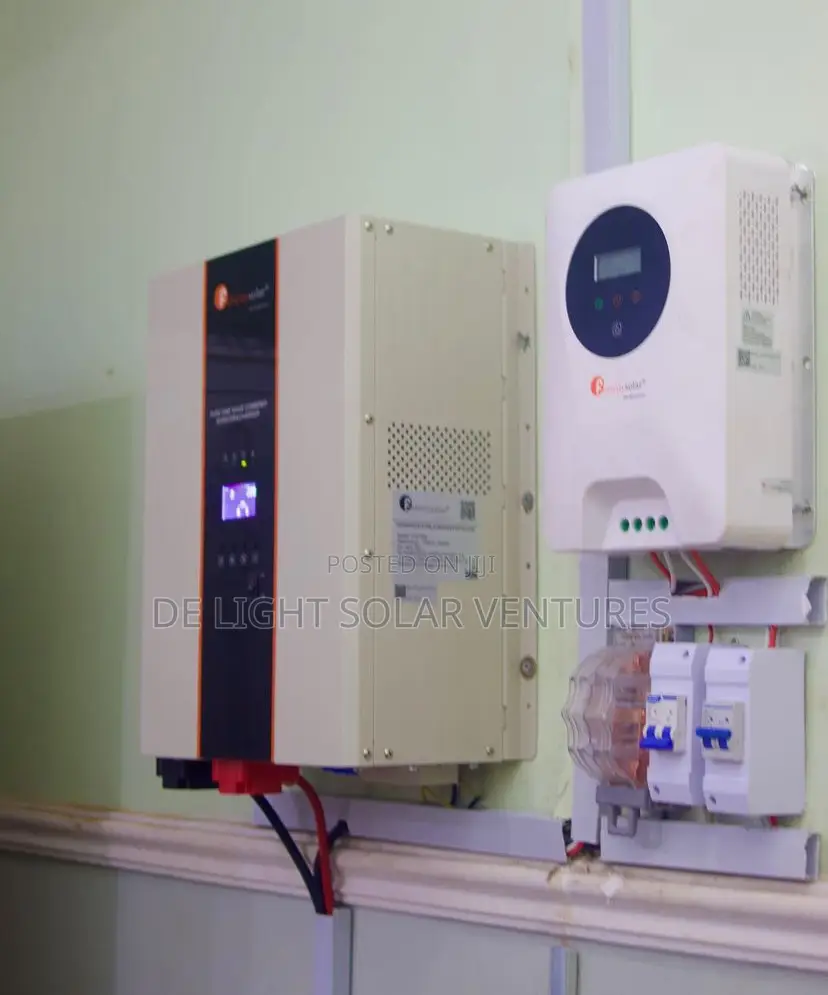 7.5kva 48v Inverter 1.15kwh Lithium Battery 12 Panels 420w