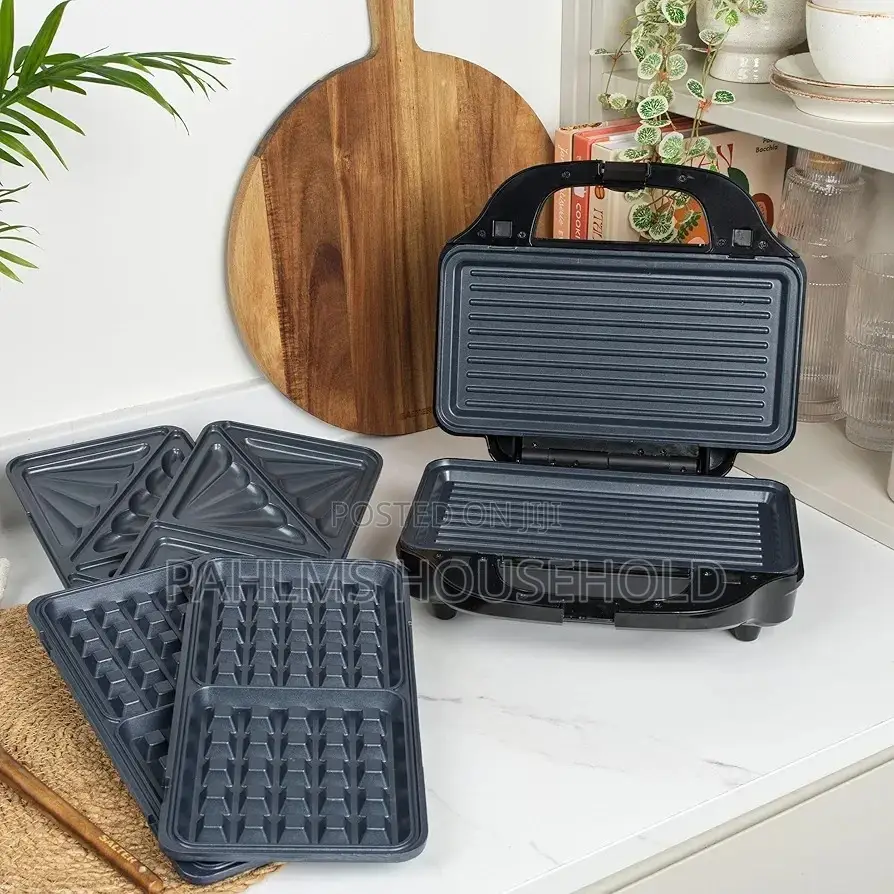 3-in-1 Changeable Sandwich Maker
