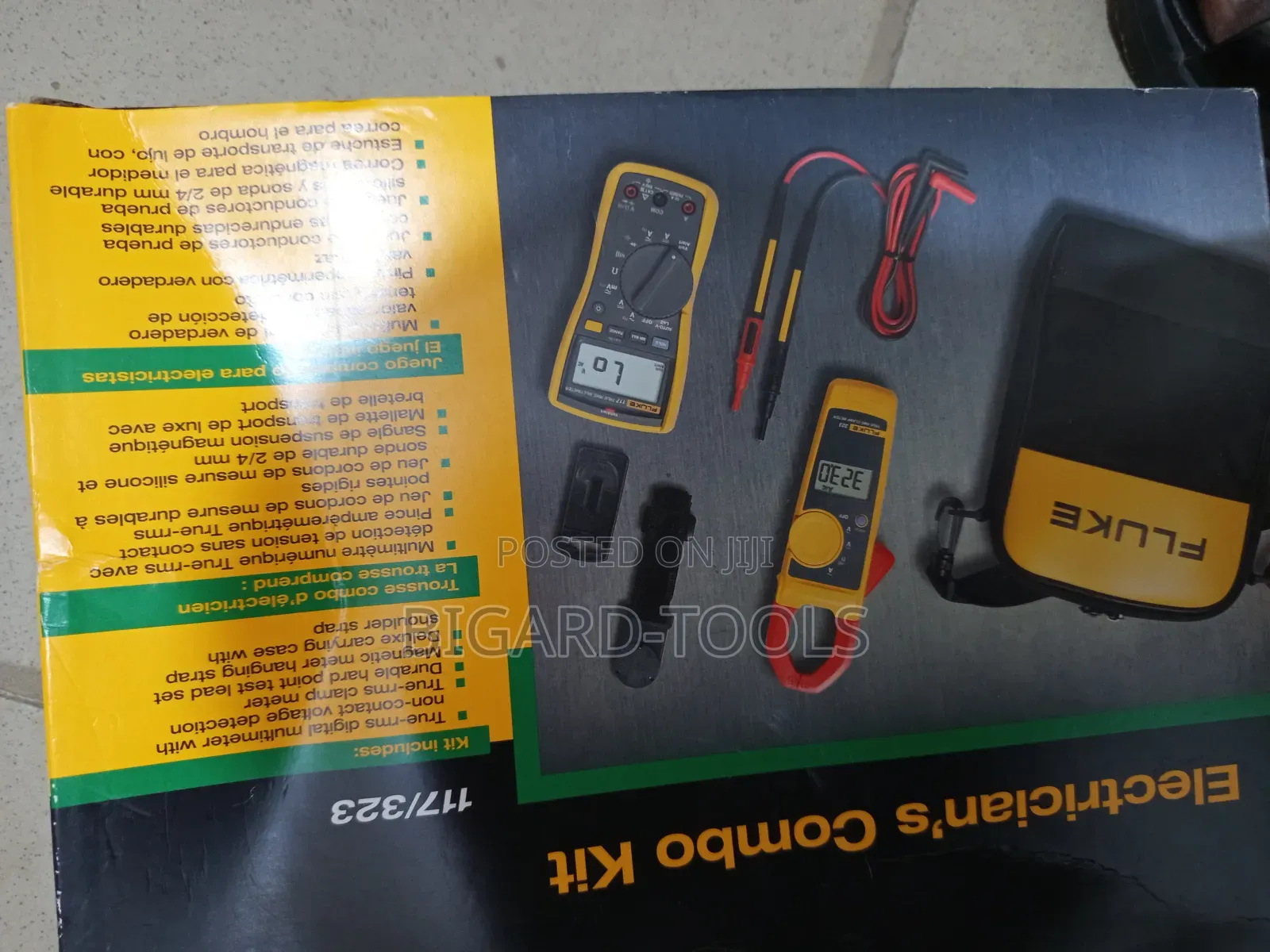 Electrician's Combo Kit (Fluke117/323)