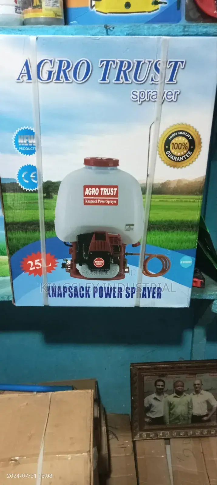 Agricultural Trust Sprayer 4stroke Gx35 Engine Type ( 25L)