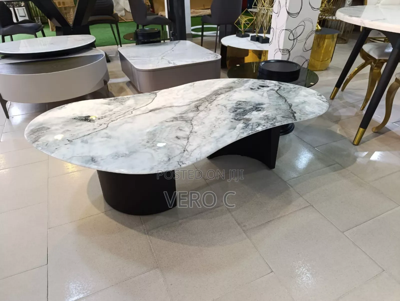 Exquisite Living Room Marble Top Center Table