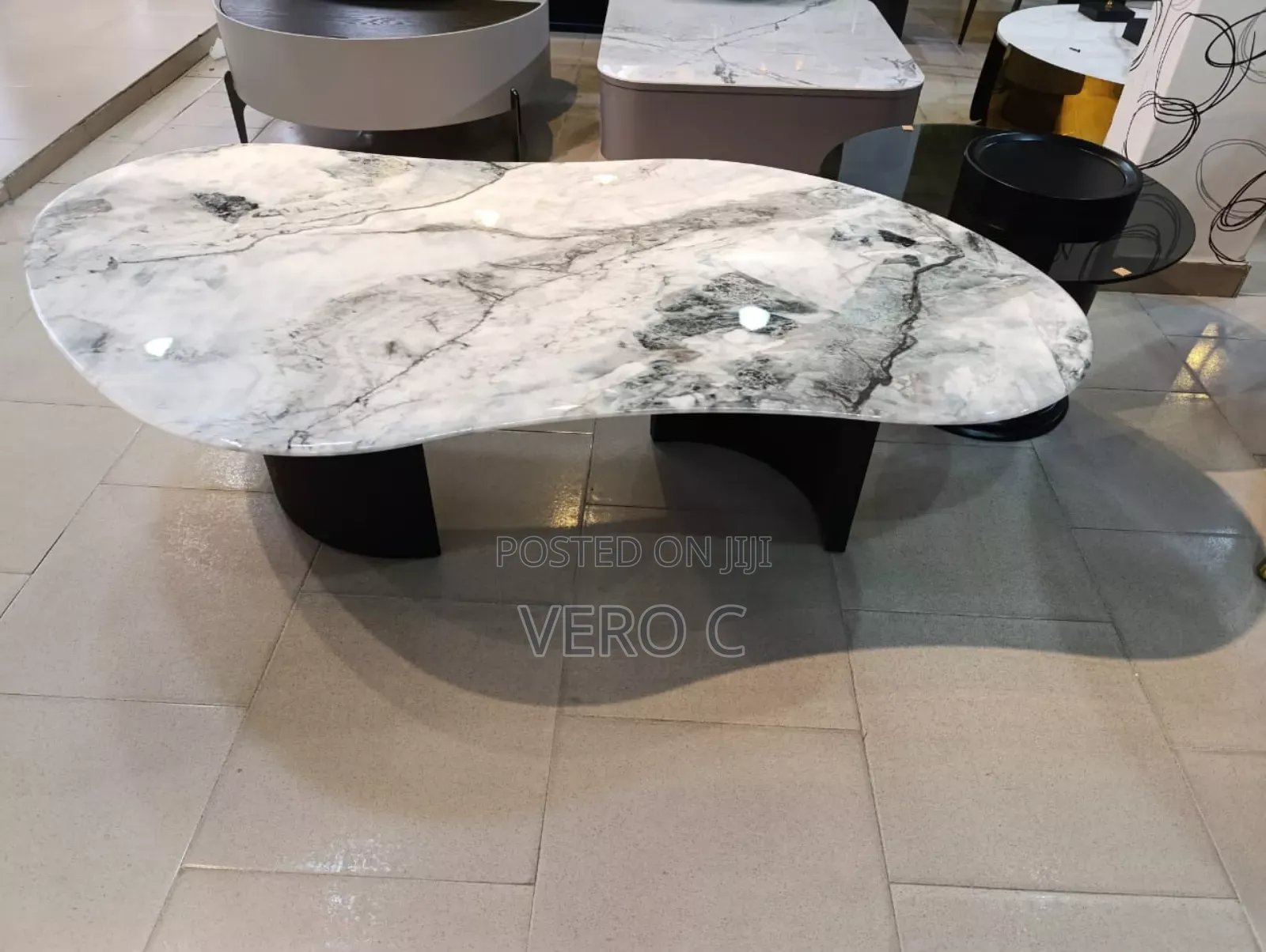 Exquisite Living Room Marble Top Center Table