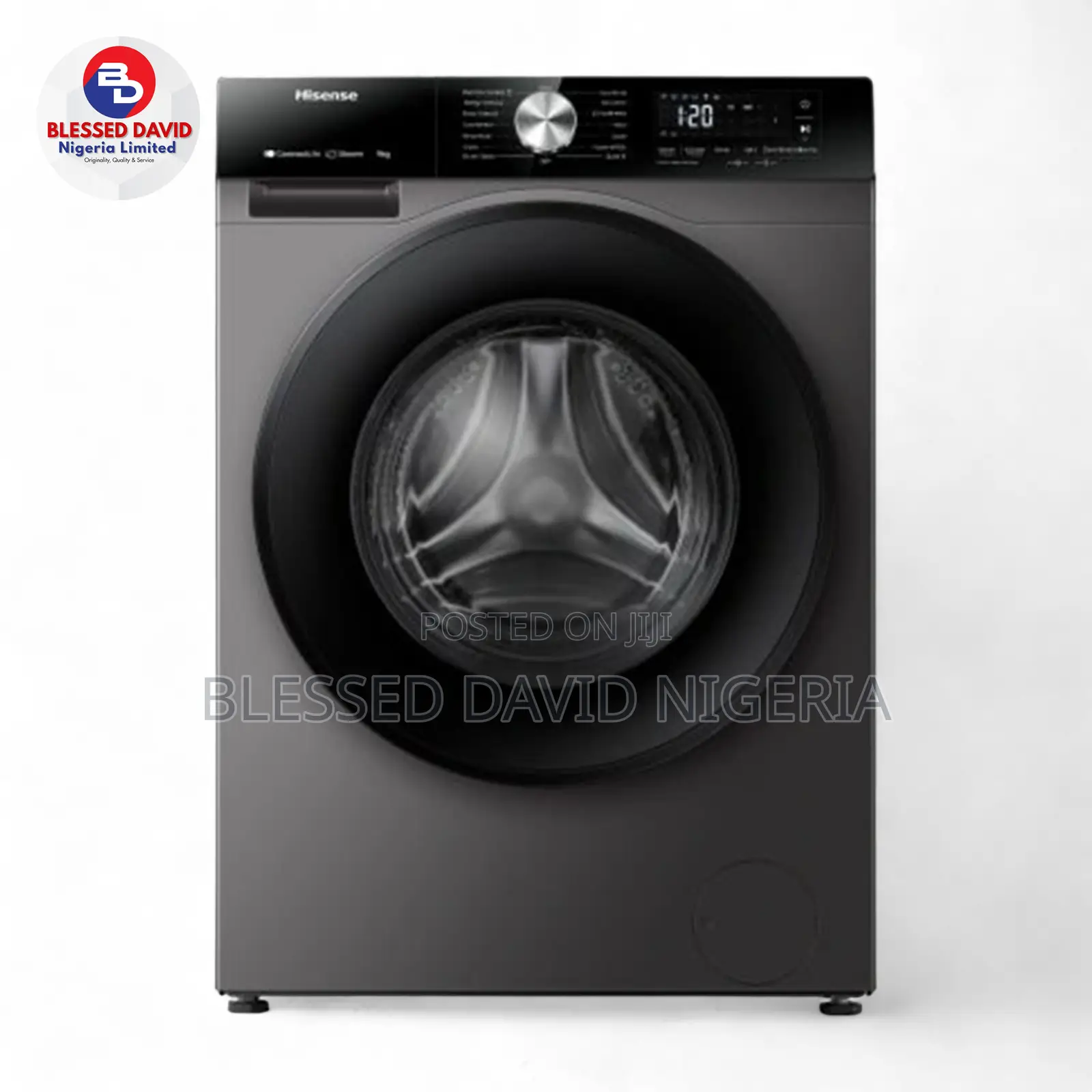 Hisense HISWM1043BT-WD3S Front Load Washer (10.5 KG)