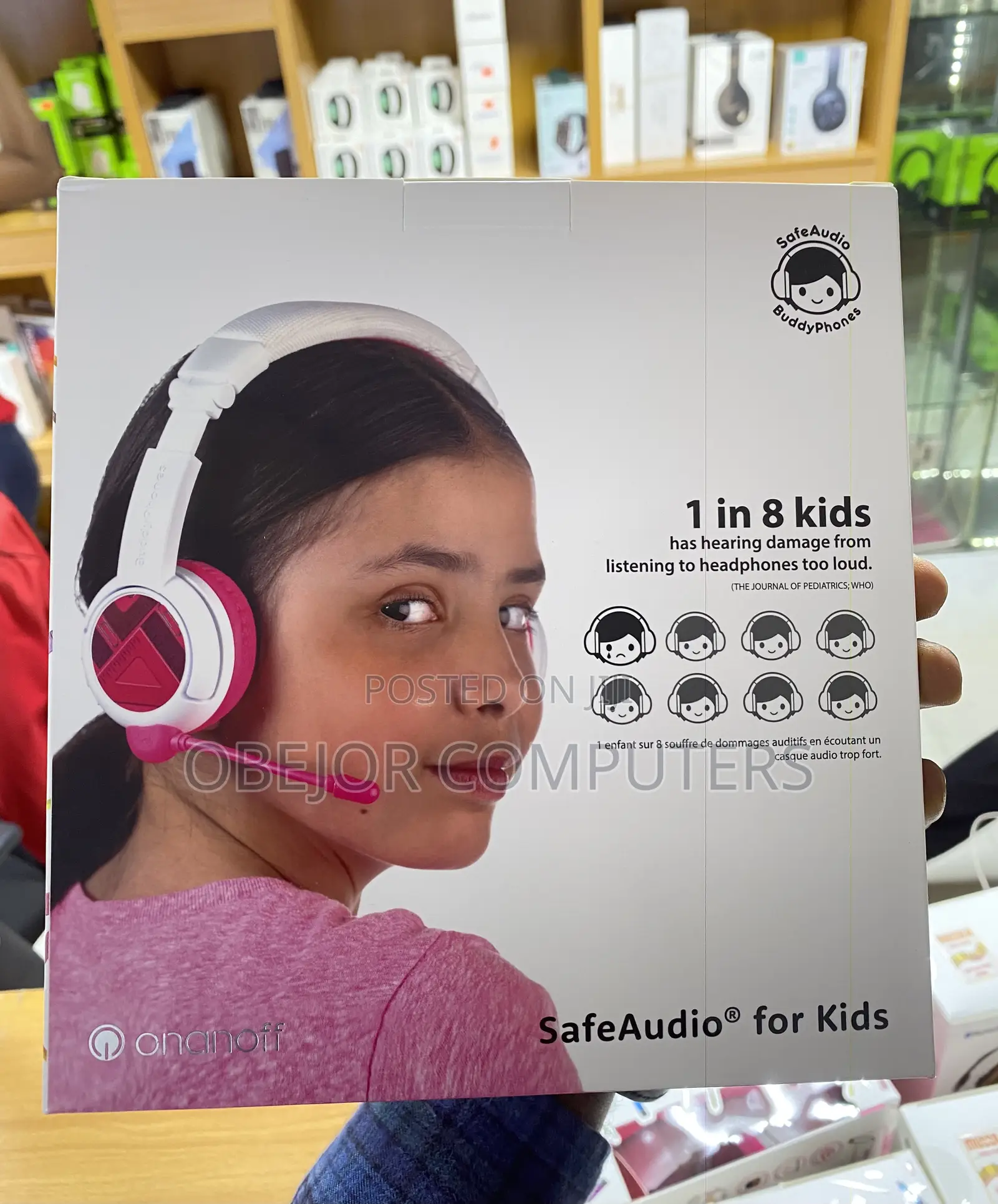 Buddyphones Wireless Safe Audio Headphone for Kids