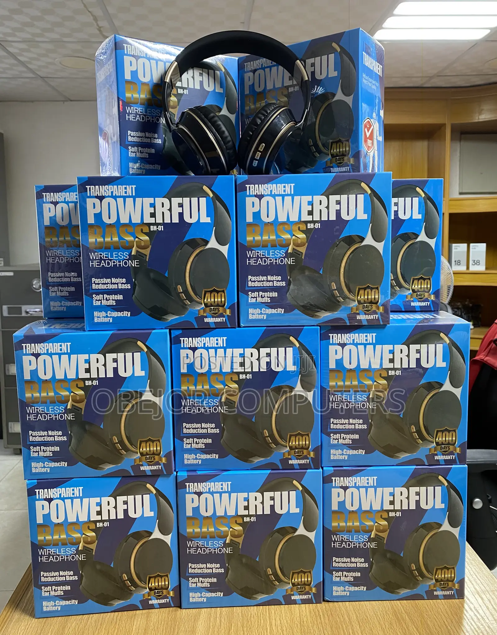 Transparent Powerful Bass Wireless Headphone