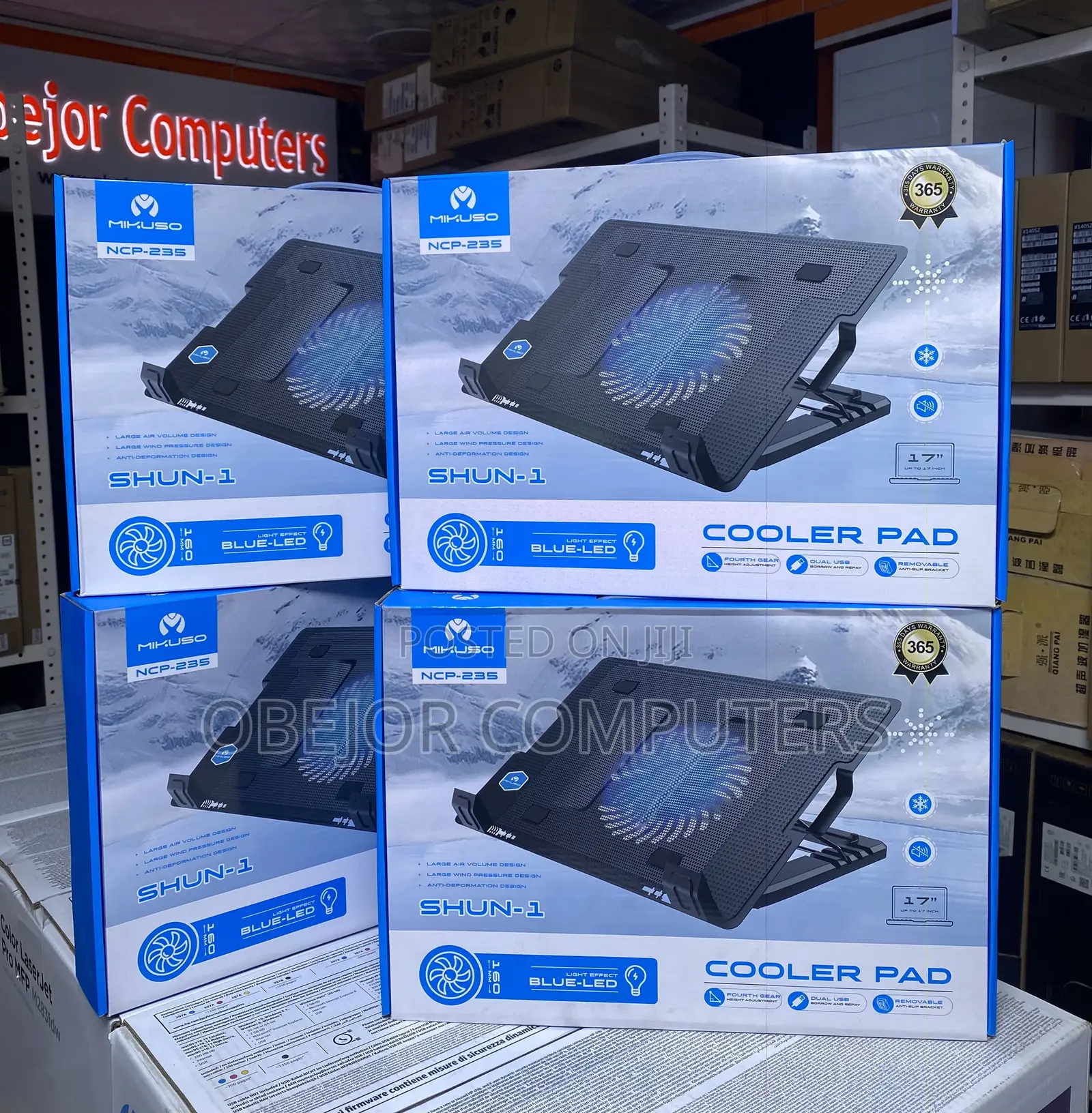 Mikuso NCP-235 Shun-1 Laptop Stand With Cooler Pad
