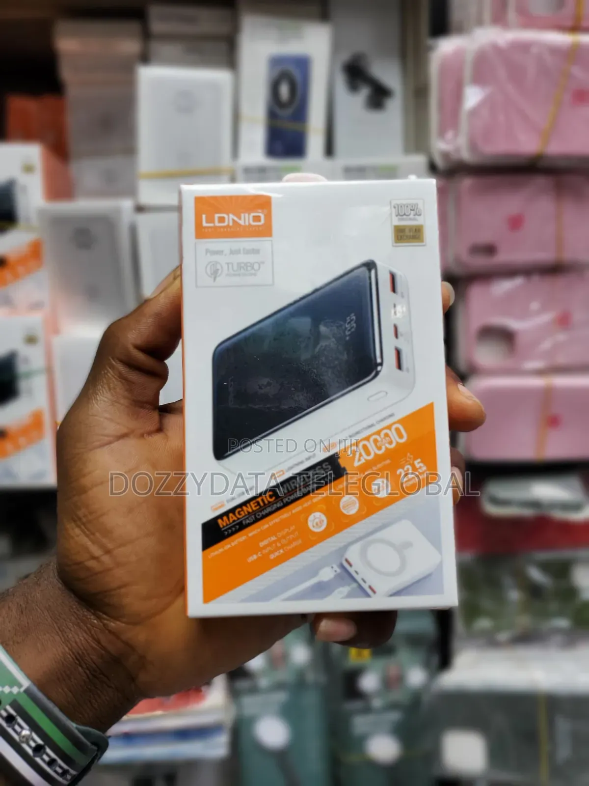 LDNIO 20,000mah 22.5W Wireless Fast Charging Power Bank