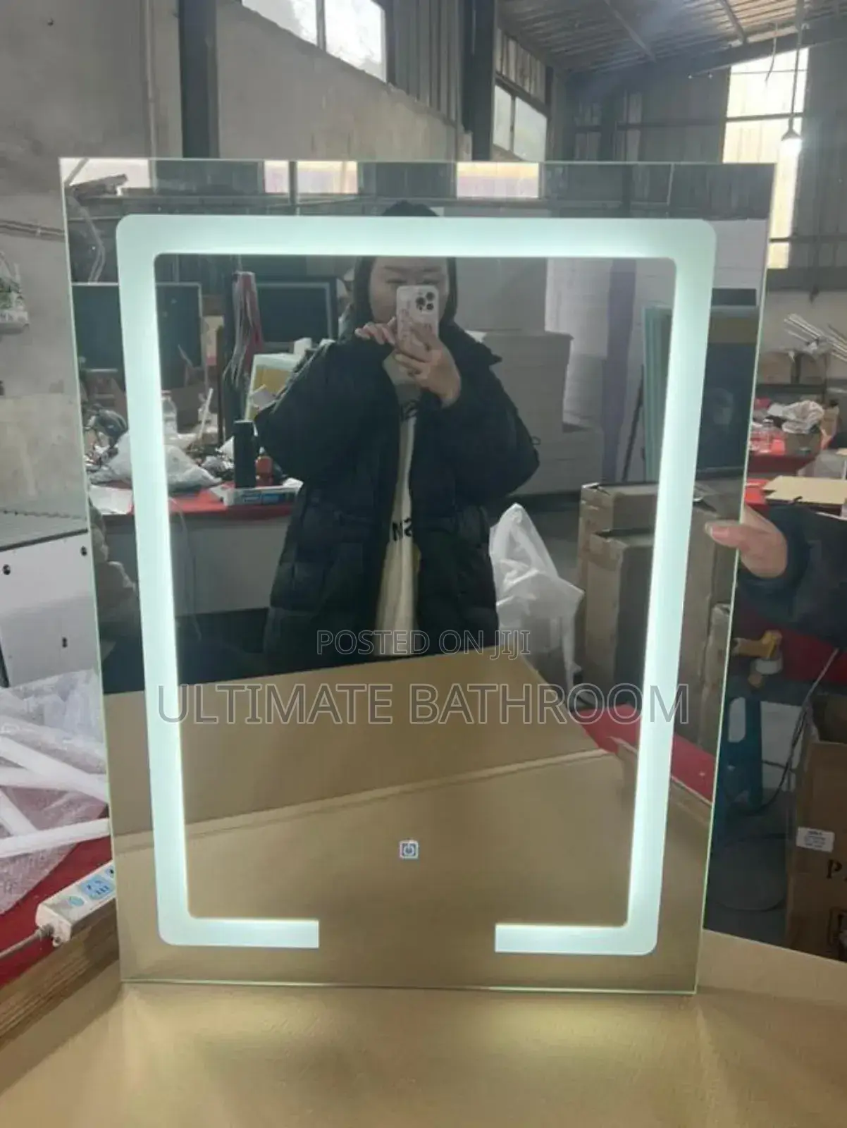 80x60cm Bathroom Mirror With Light For Hotels