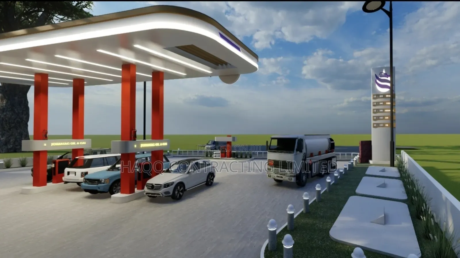 Filling Station Construction/Piping,Canopy,Tank Fabrication