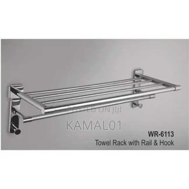 Towel Rack With Rail Hook