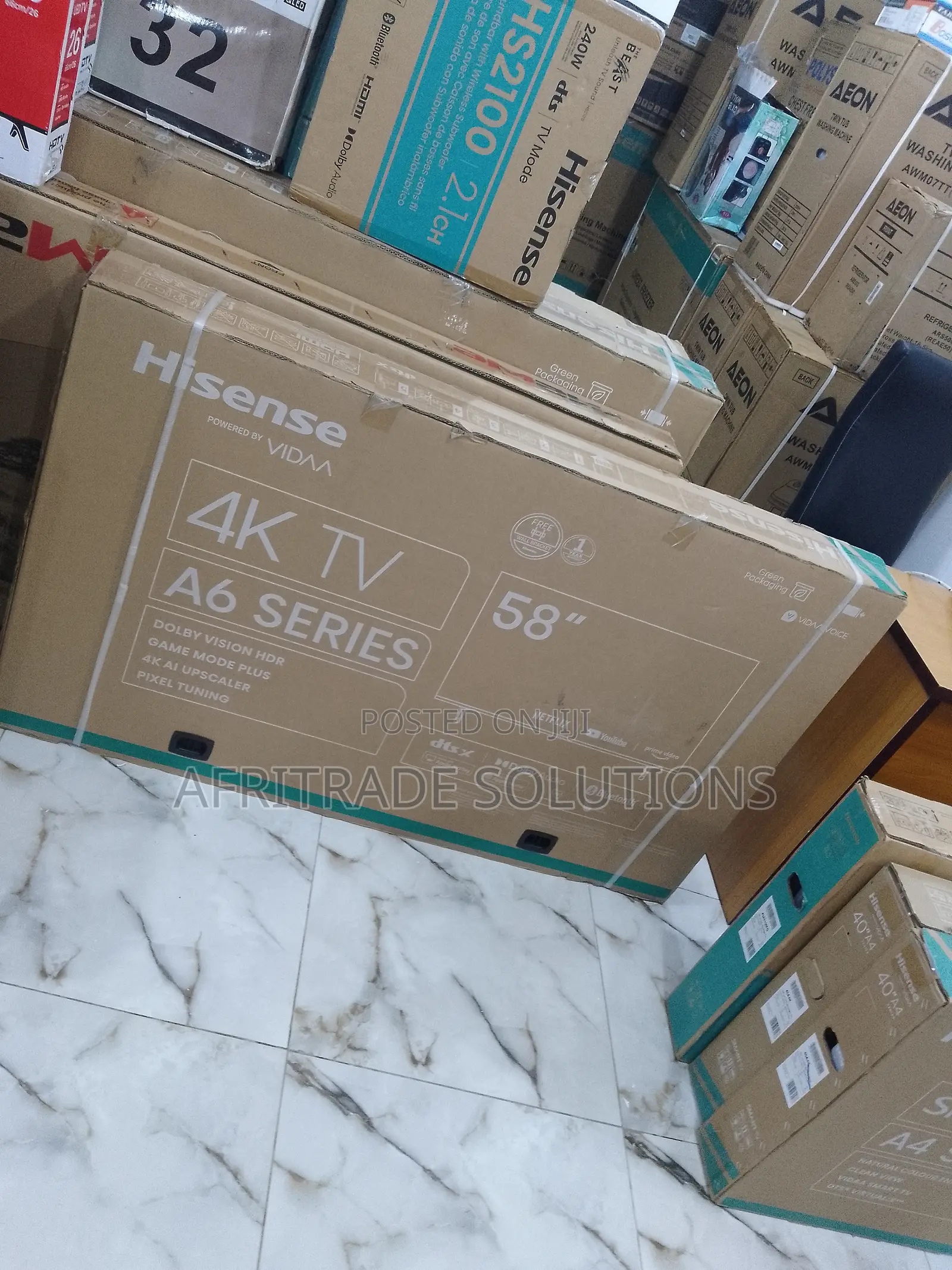 Efficient Hisense 58 Inches A6K Smart TV