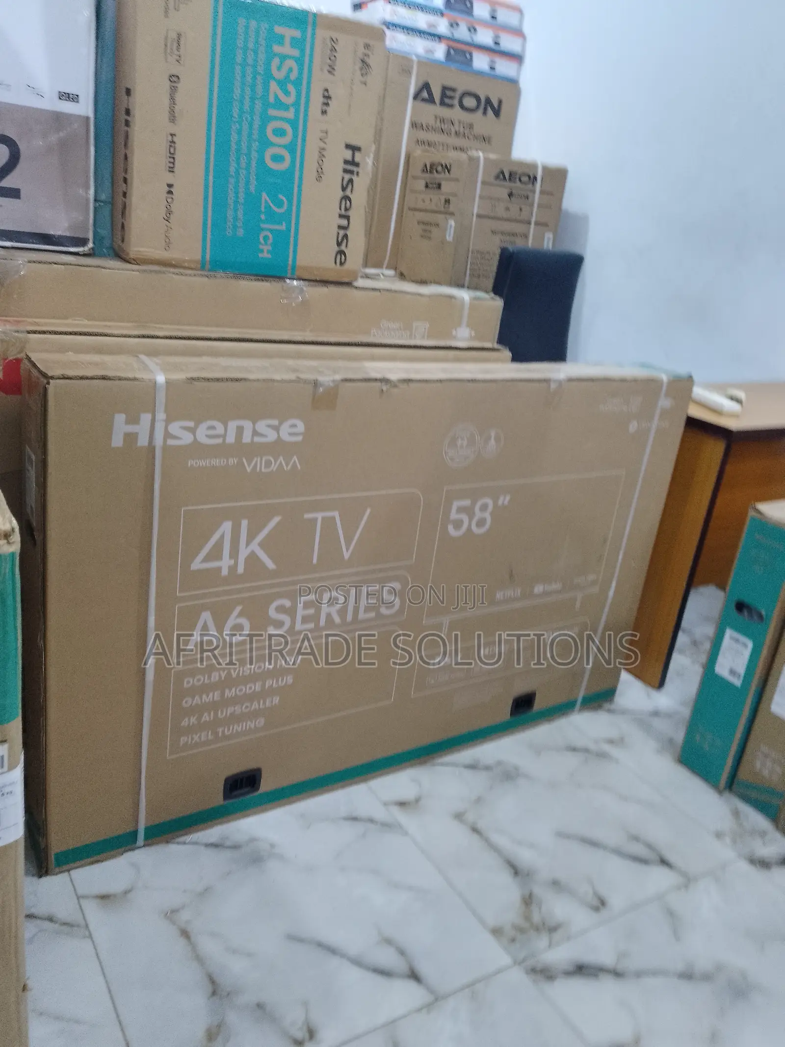 Highly Efficient Hisense 58 Inches A6K Smart TV