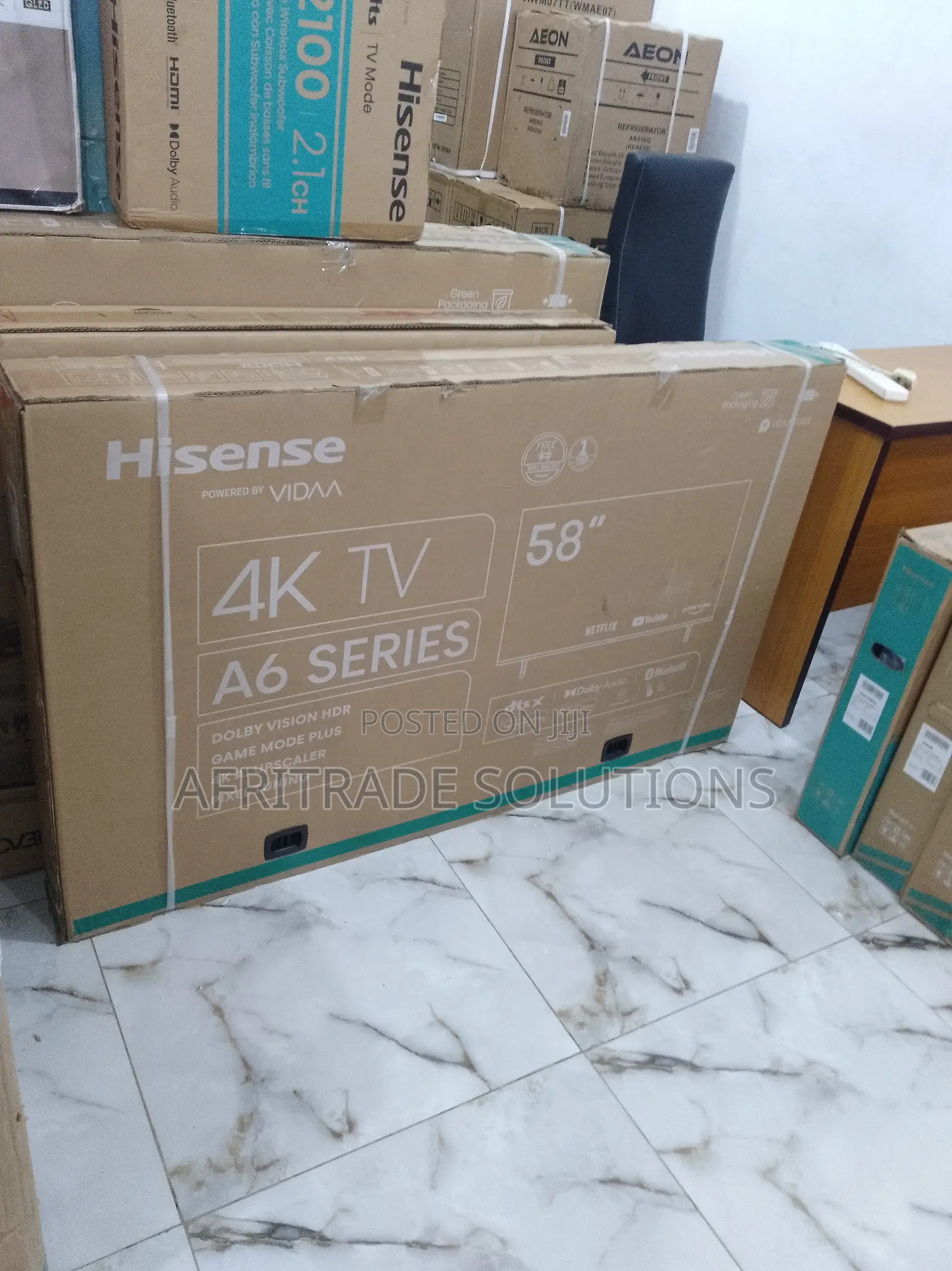Highly Efficient Hisense 58 Inches A6K Smart TV