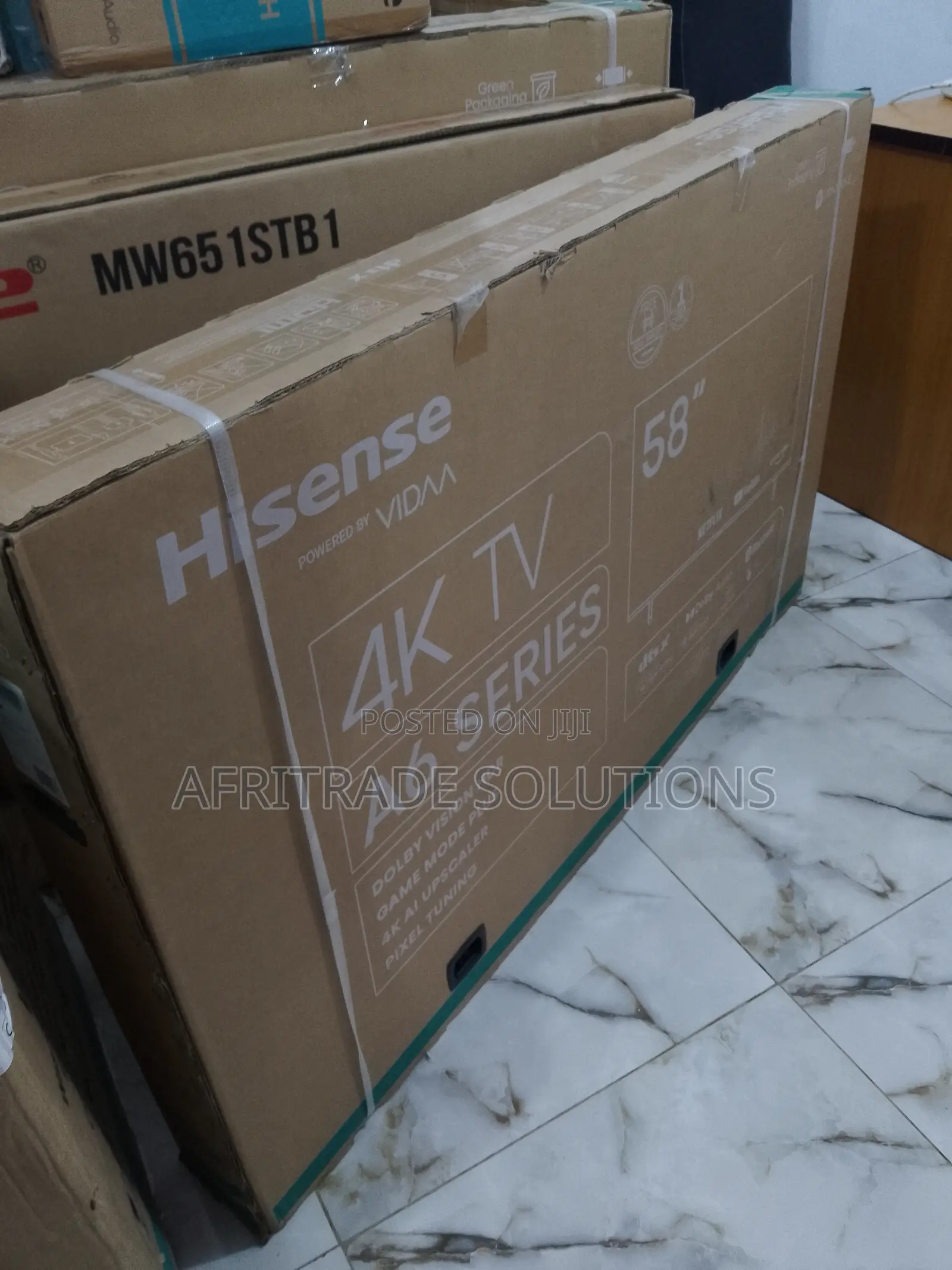 New Efficient Hisense 58 Inches A6K Smart TV