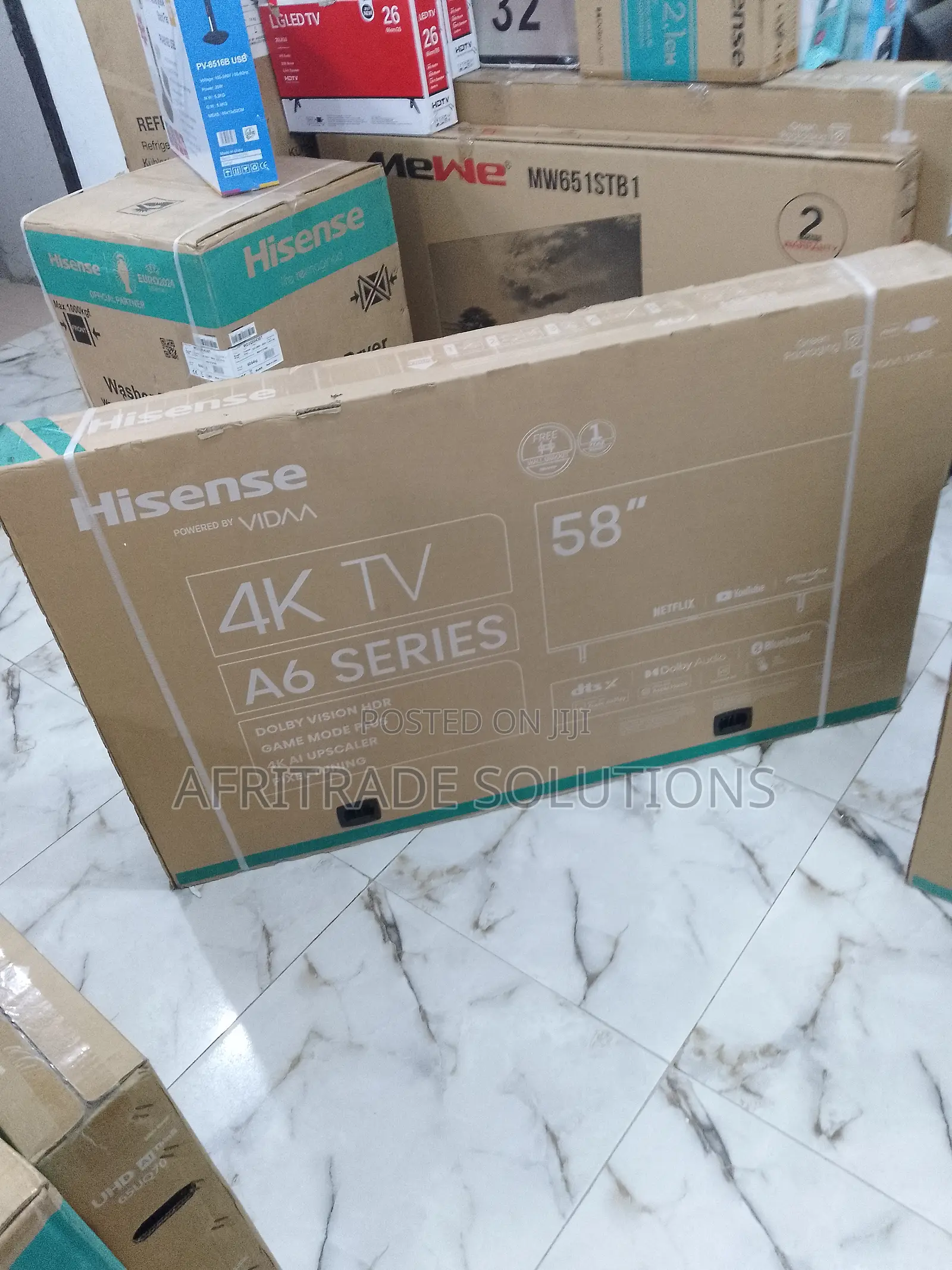 Hisense 58 Inches A6K Smart TV- Vidaa