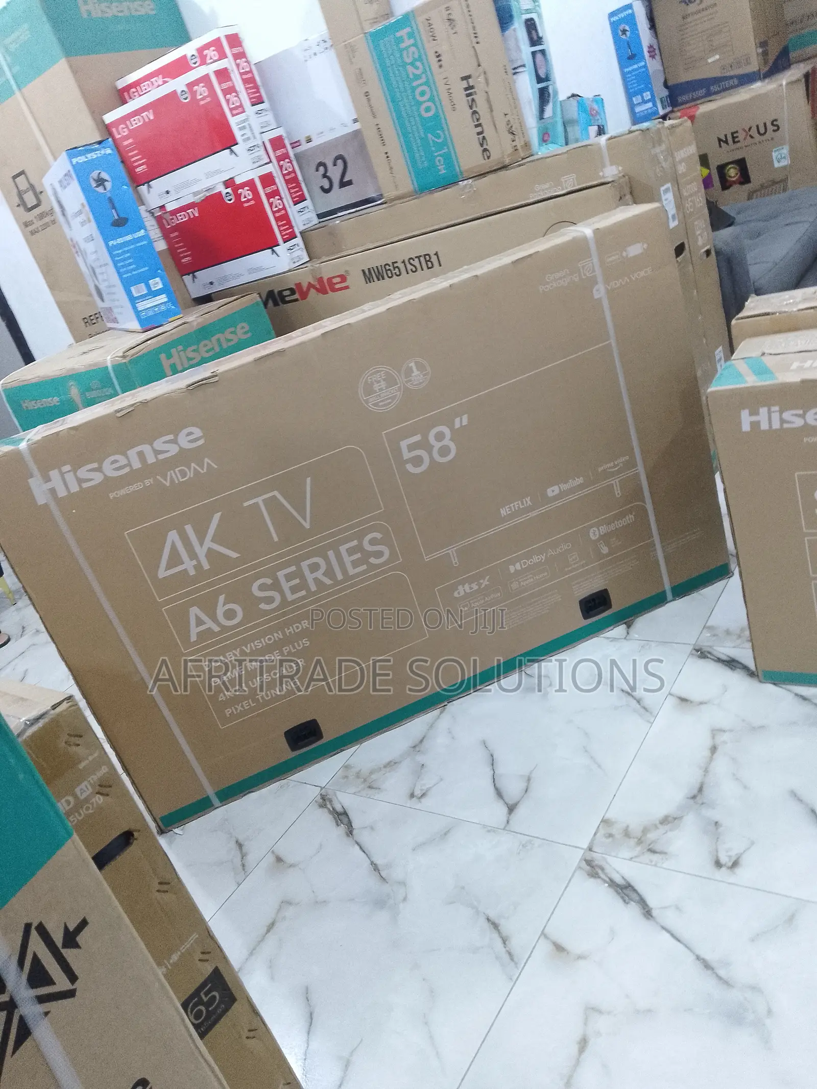 Hisense 58 Inches A6K Smart UHD TV