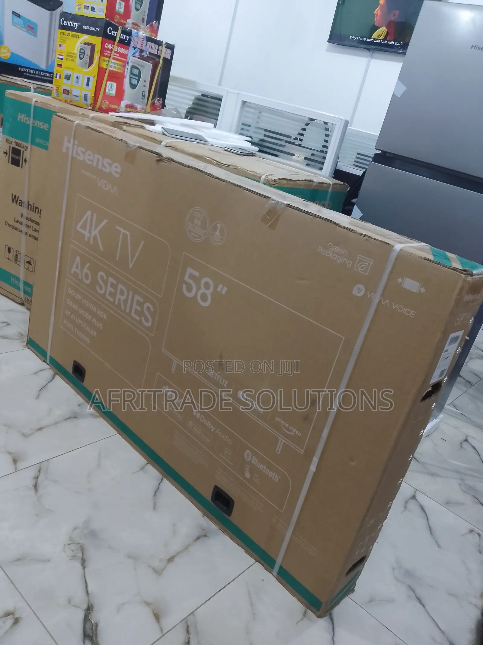 58 Inches Hisense A6K Smart Uhd TV- Internet Access