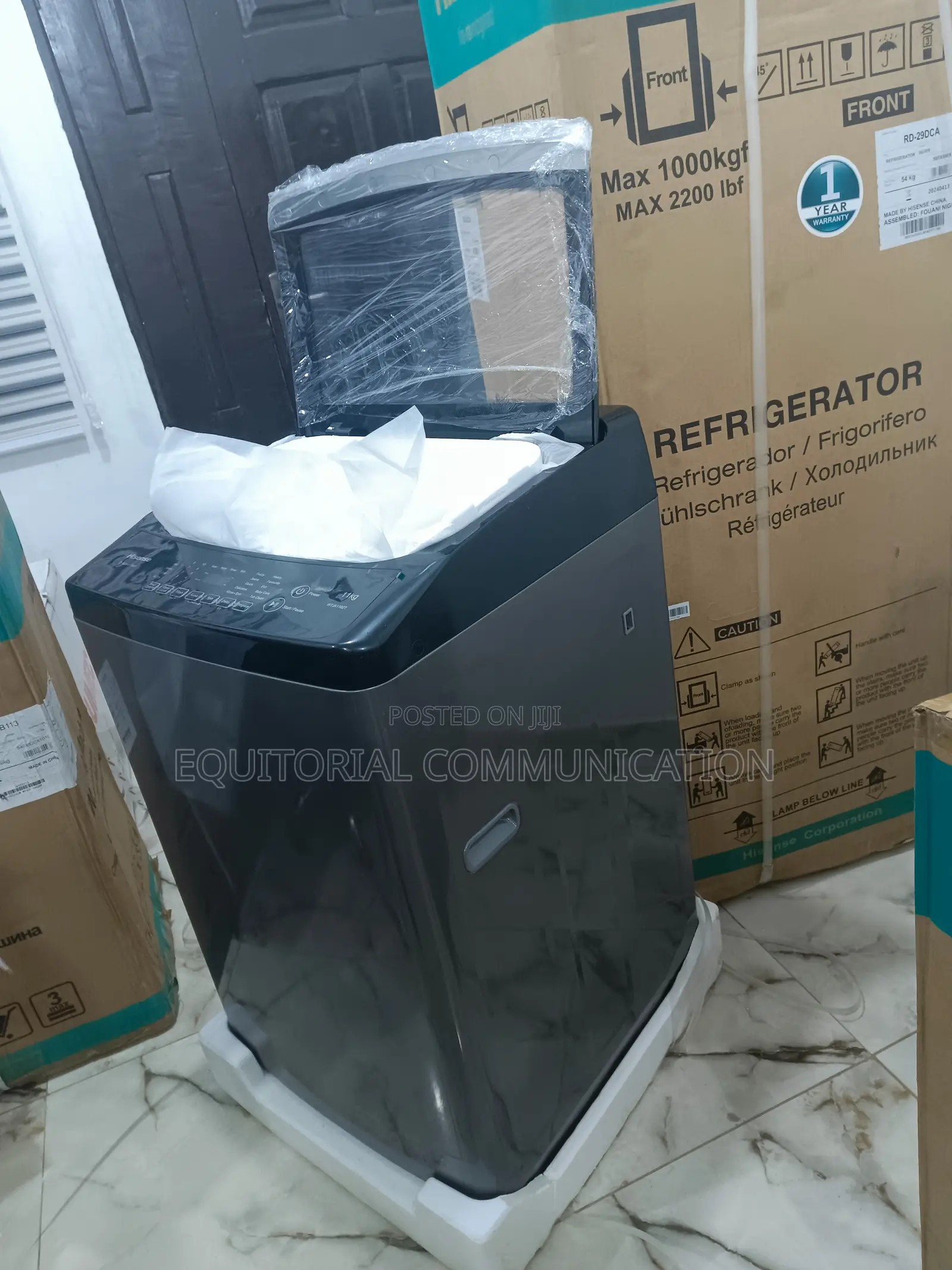 Classic Hisense Wtja1102t Top Load Washing Machine Titanium