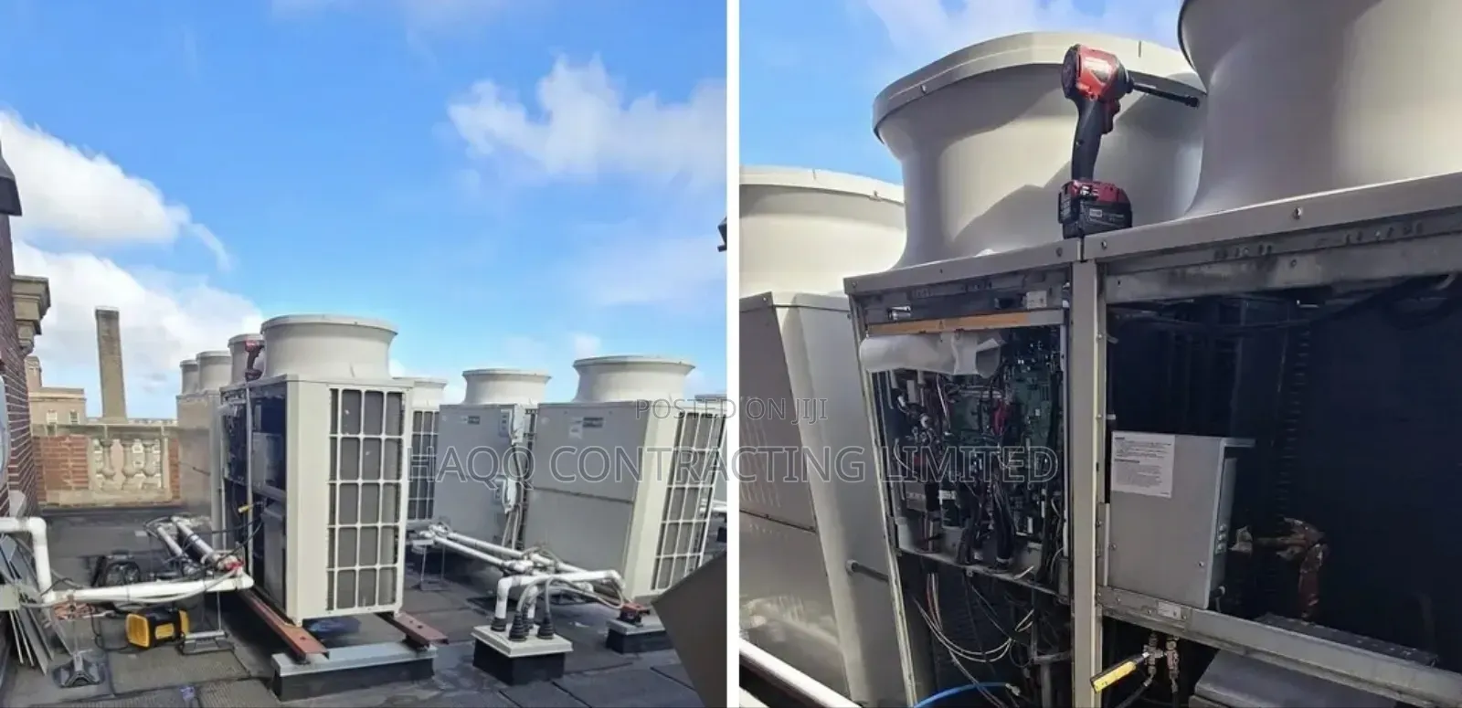 Central AC, VRF Unit Duct Piping and Installation