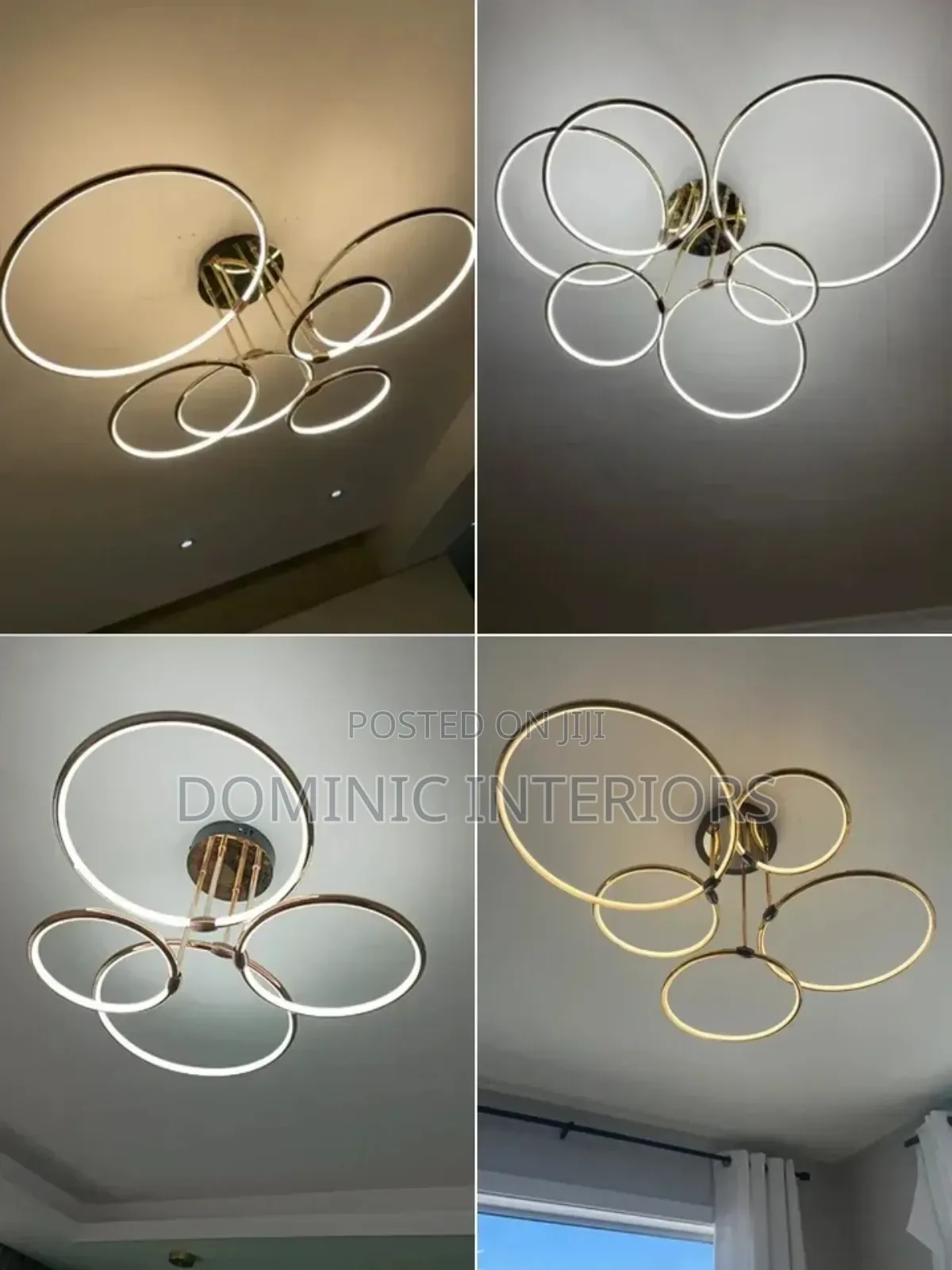 Nordic Led Rings Ceiling Chandelier