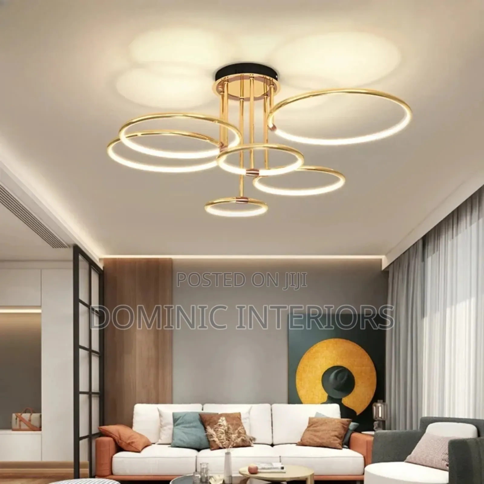 Nordic Led Rings Ceiling Chandelier