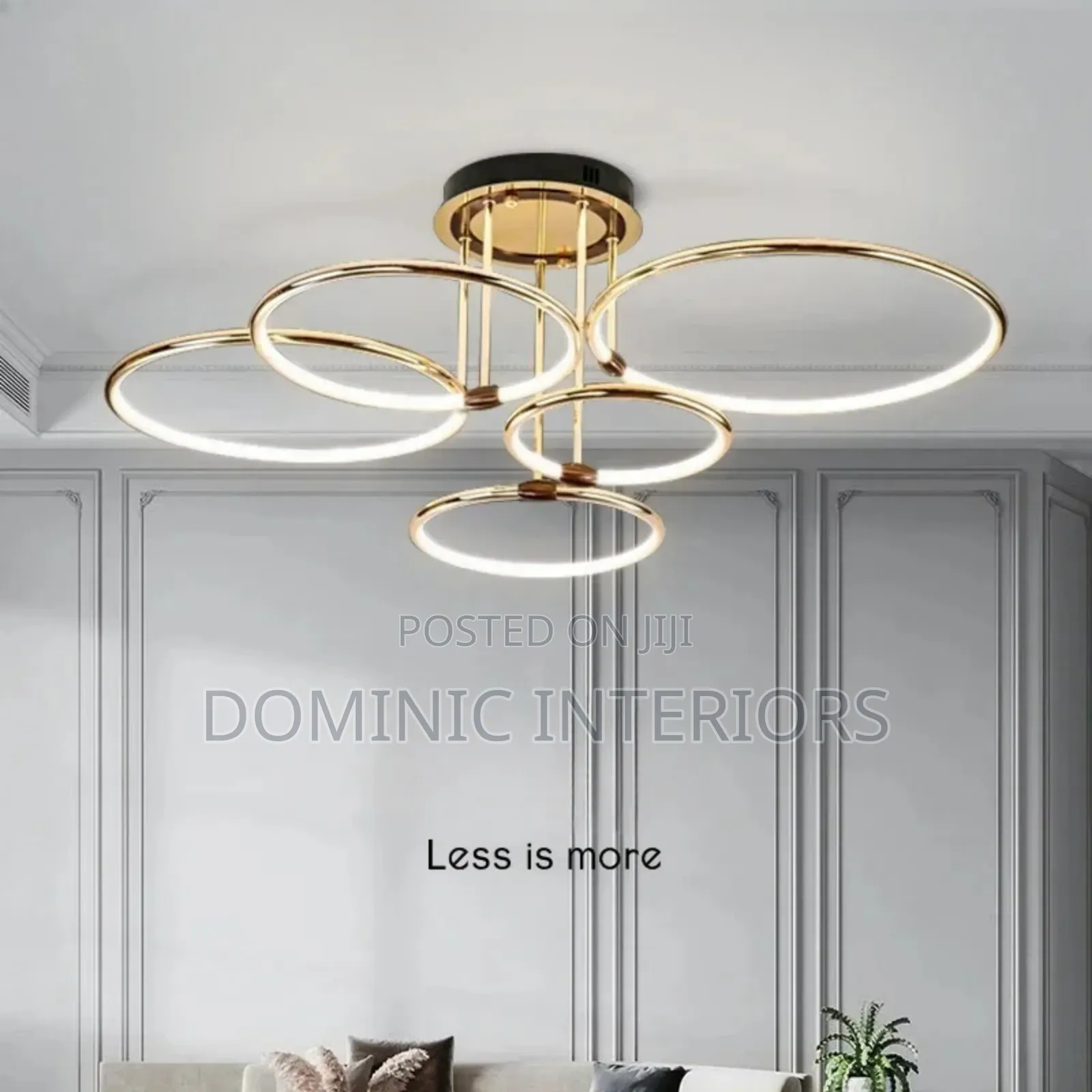 Nordic Led Rings Ceiling Chandelier