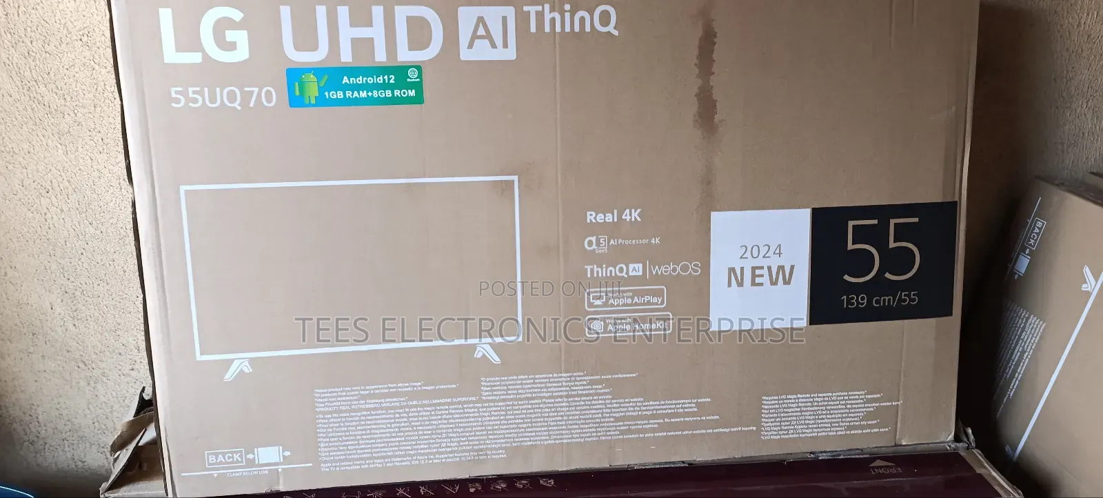 LG 55 Inches Uhd TV A1 Thinq