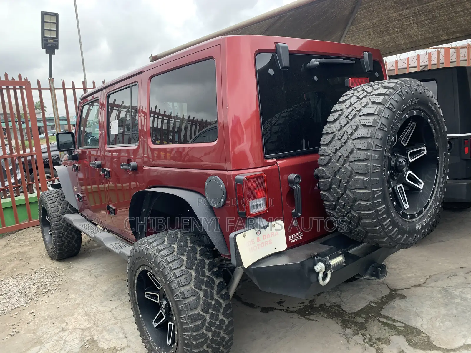 Jeep Wrangler Unlimited Sahara 2012 Red