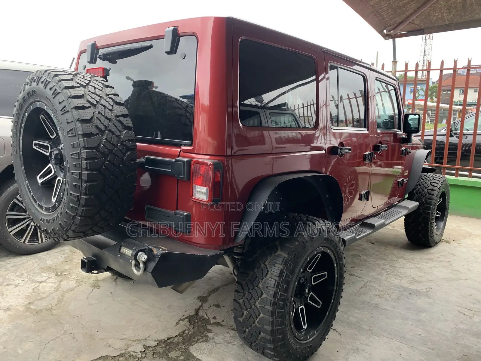 Jeep Wrangler Unlimited Sahara 2012 Red