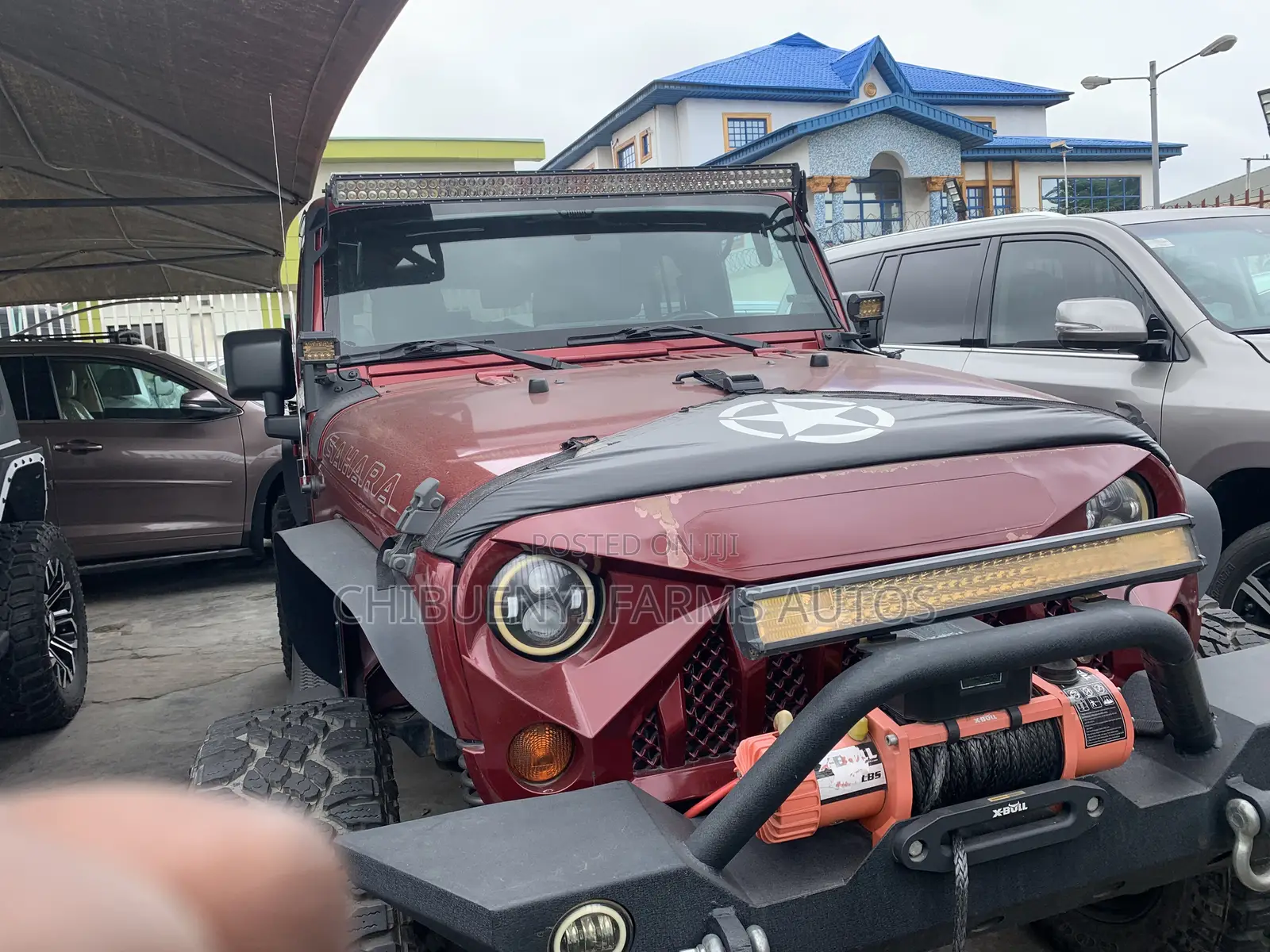 Jeep Wrangler Unlimited Sahara 2012 Red