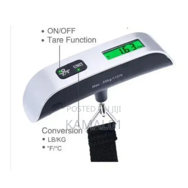 Portable Digital Luggage Scale (Up To 50kg)